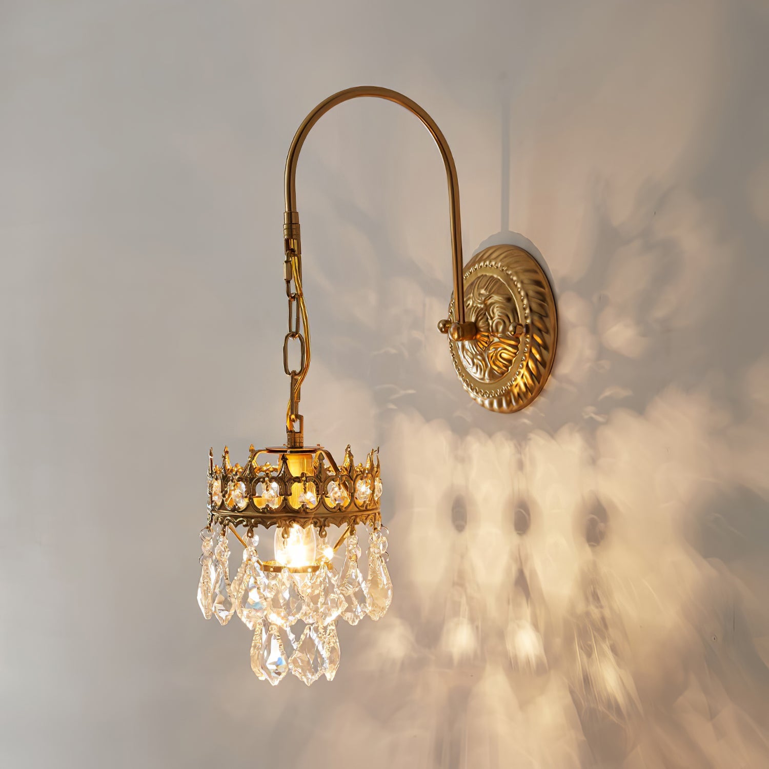 Crystal Crown Sconce - Blowlighting