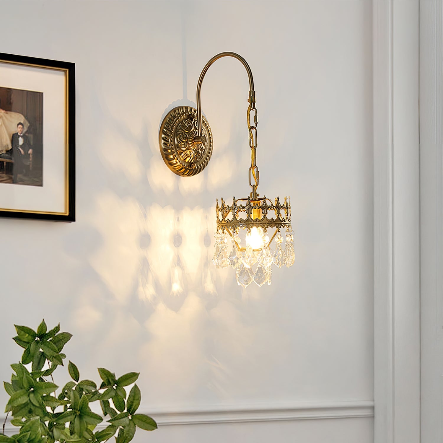 Crystal Crown Sconce - Blowlighting