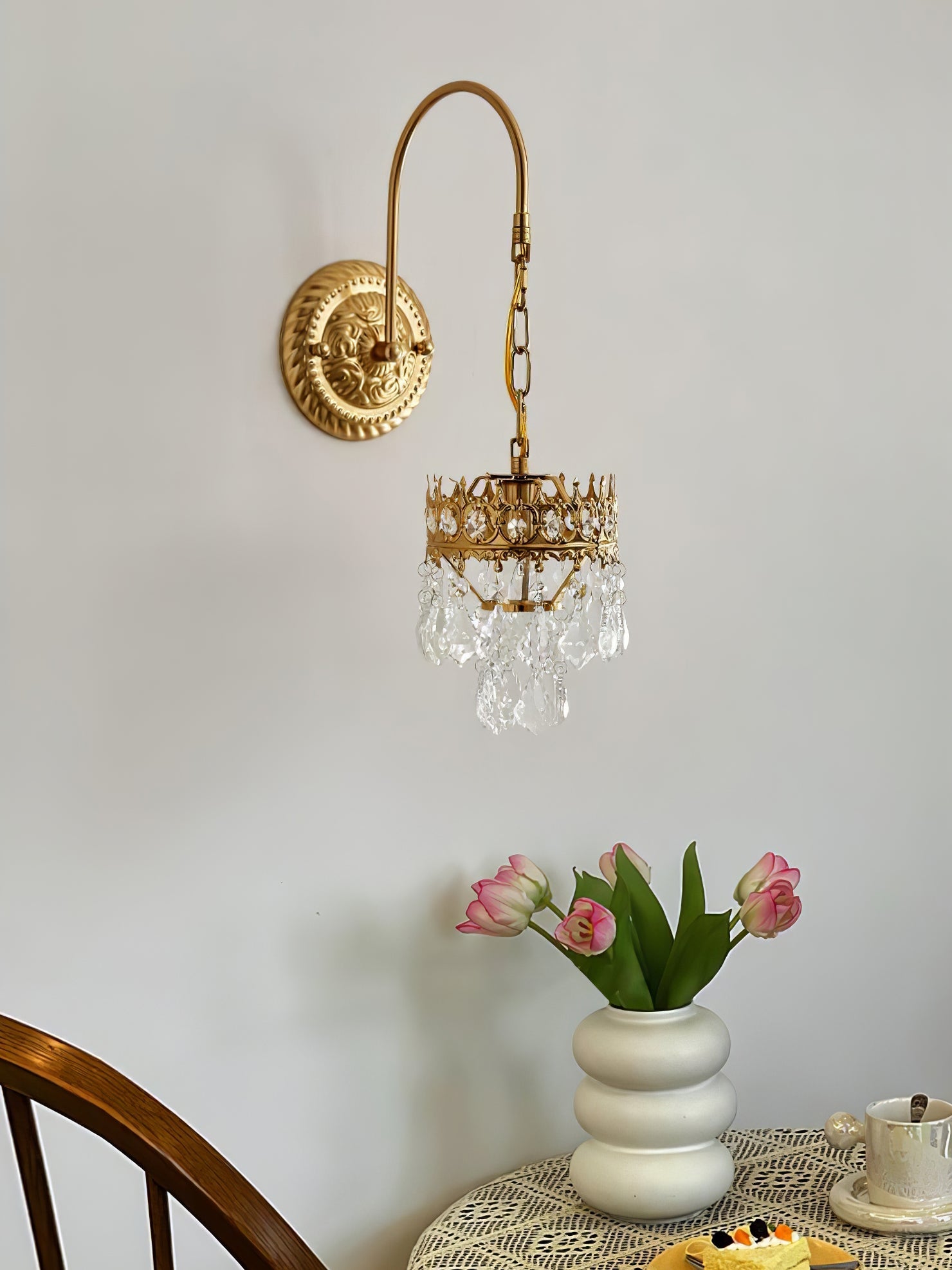 Crystal Crown Sconce - Blowlighting