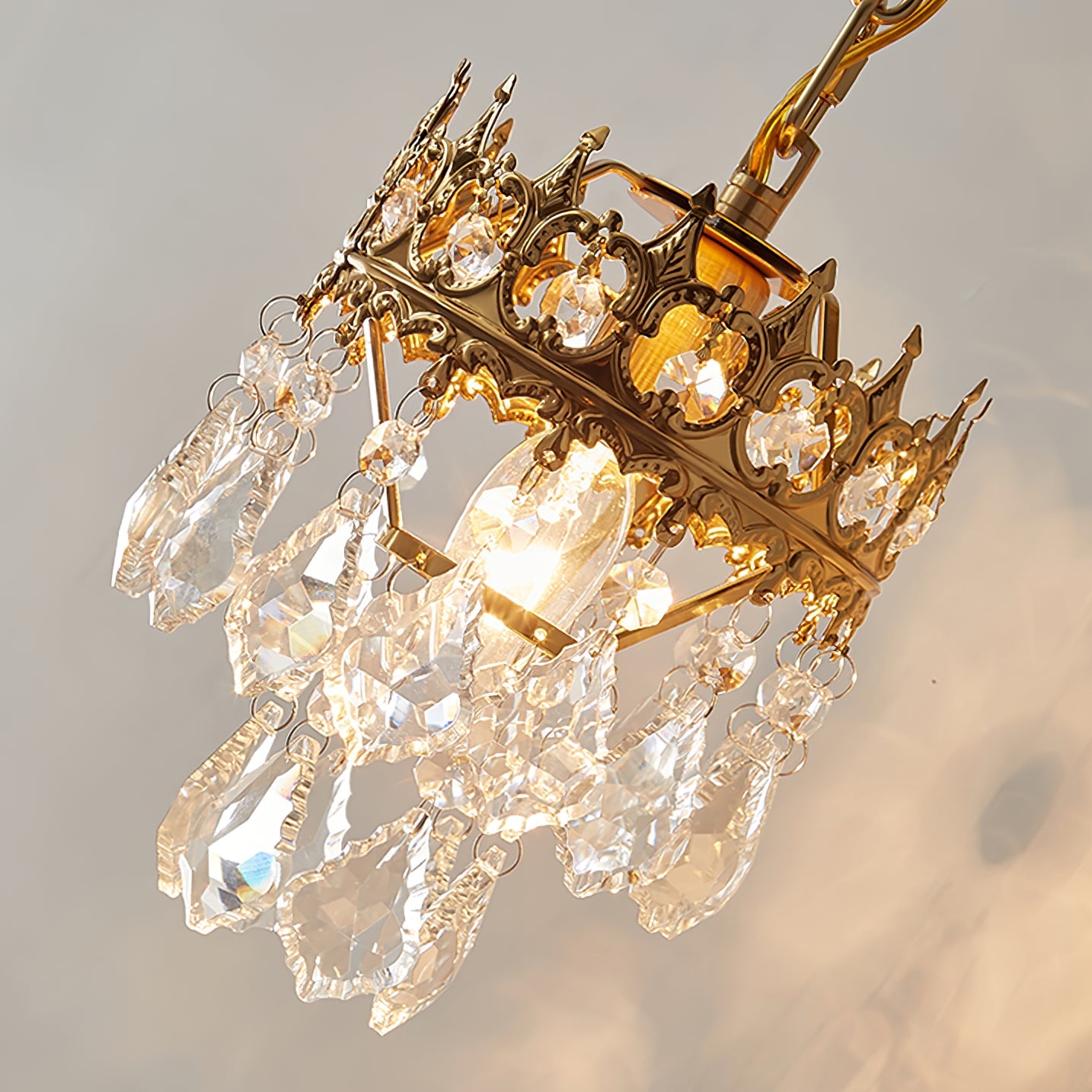 Crystal Crown Sconce - Blowlighting