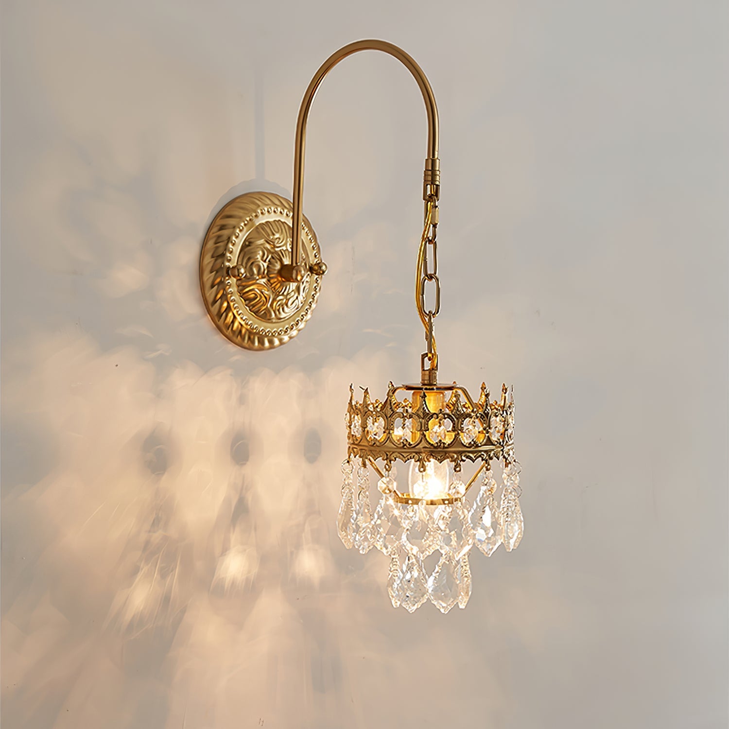 Crystal Crown Sconce - Blowlighting