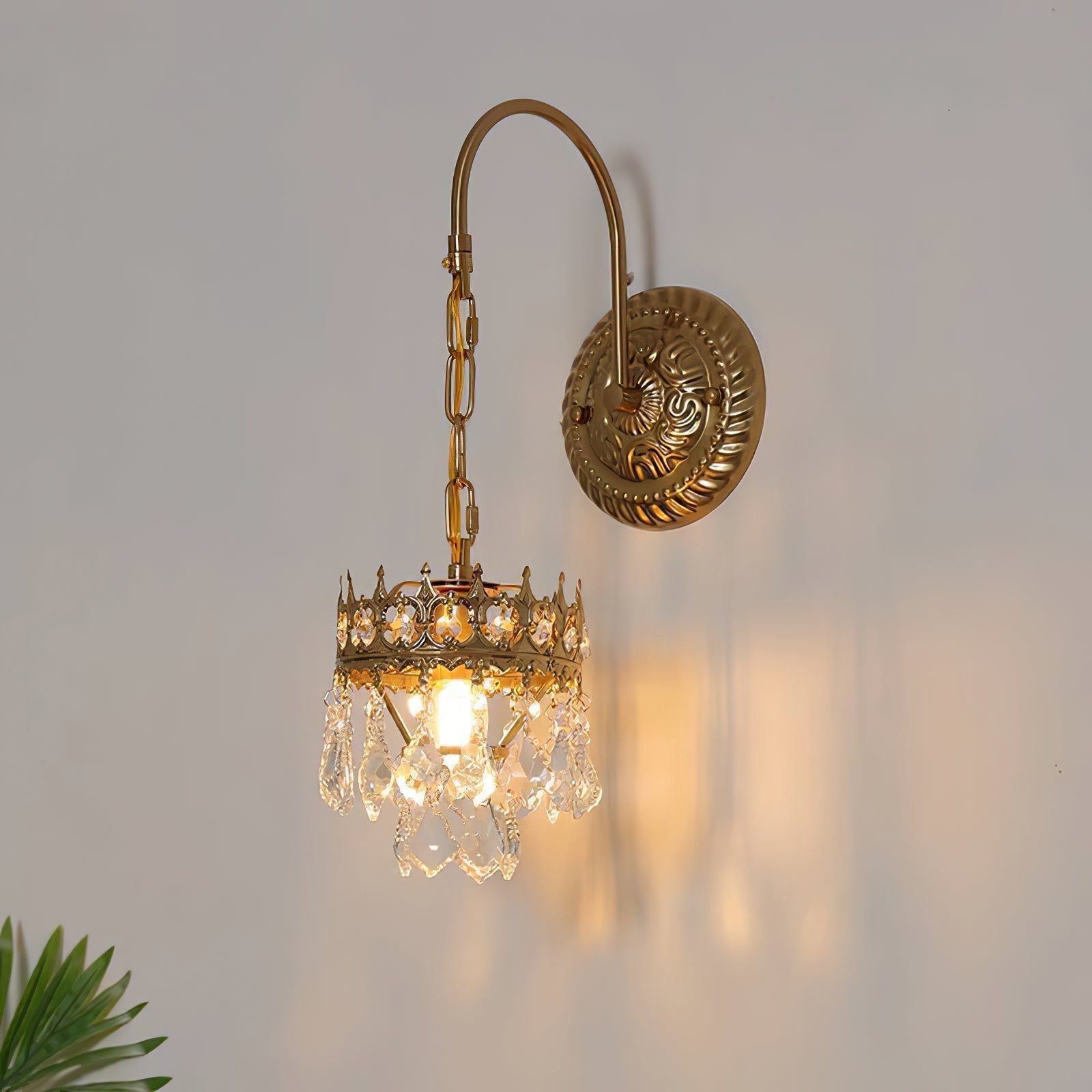 Crystal Crown Sconce - Blowlighting