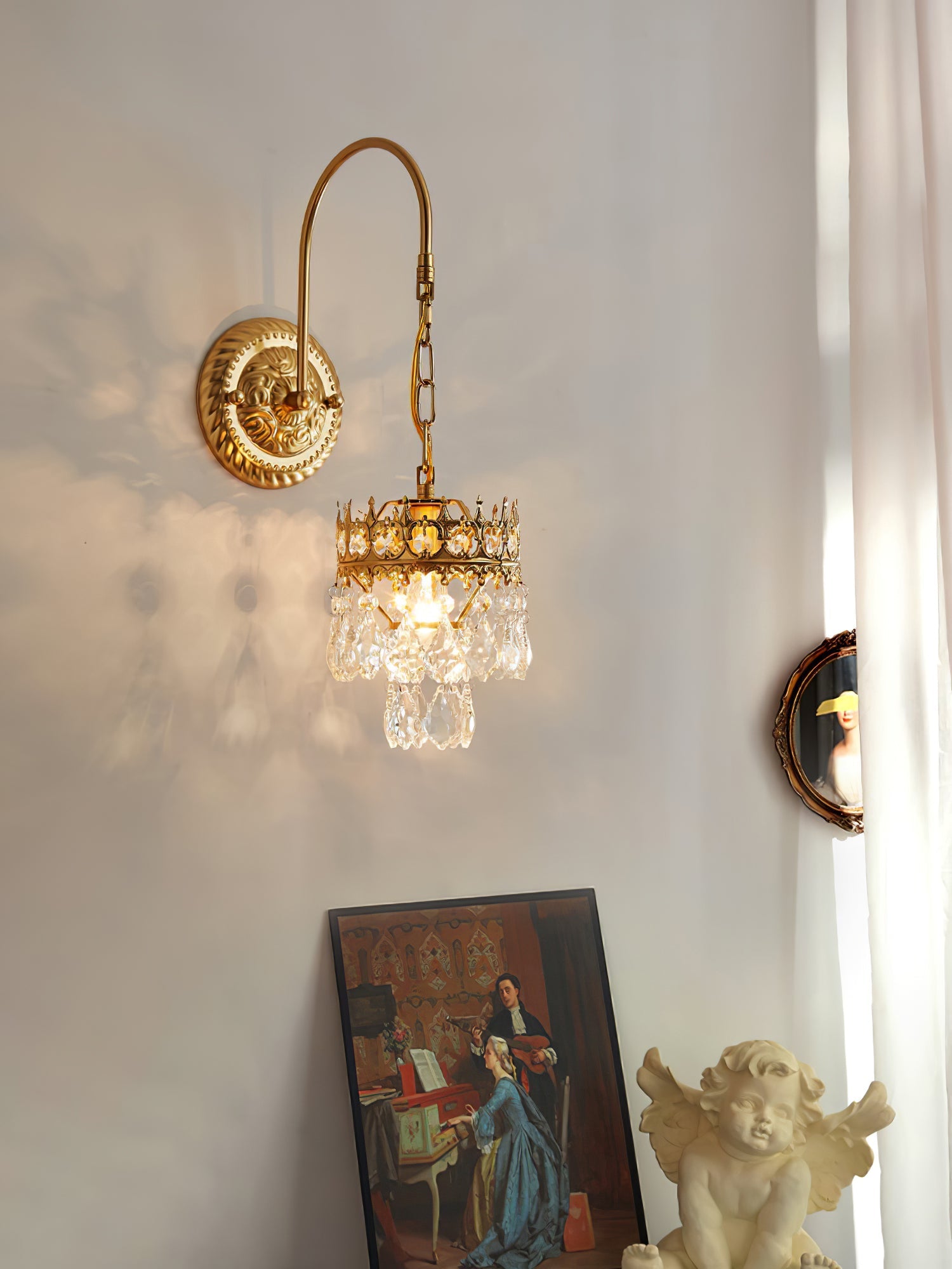 Crystal Crown Sconce - Blowlighting