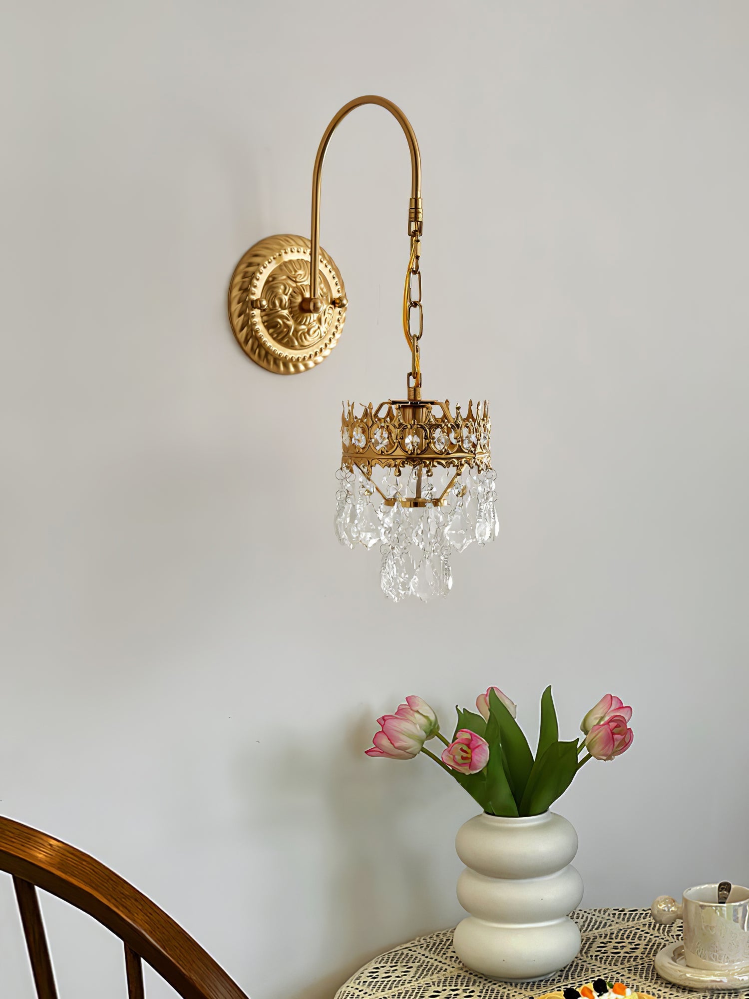 Crystal Crown Sconce - Blowlighting