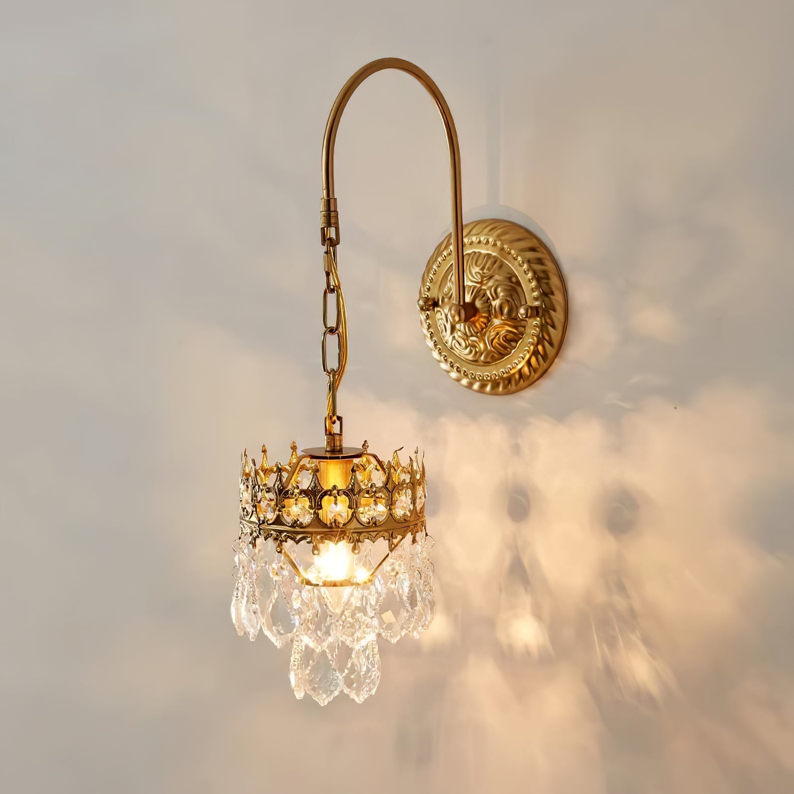 Crystal Crown Sconce - Blowlighting