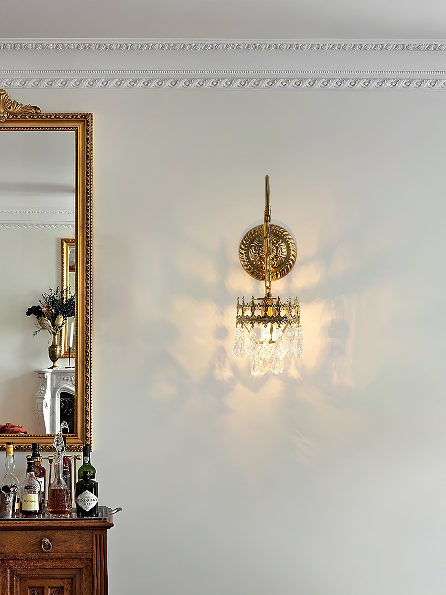 Crystal Crown Sconce - Blowlighting
