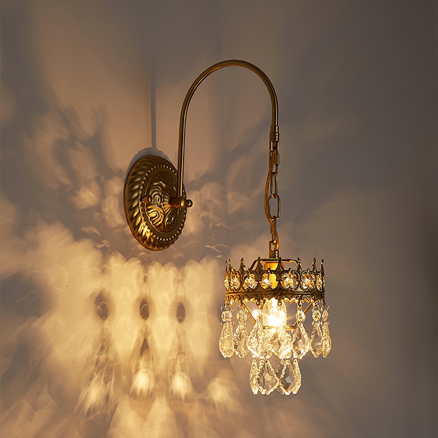 Crystal Crown Sconce - Blowlighting