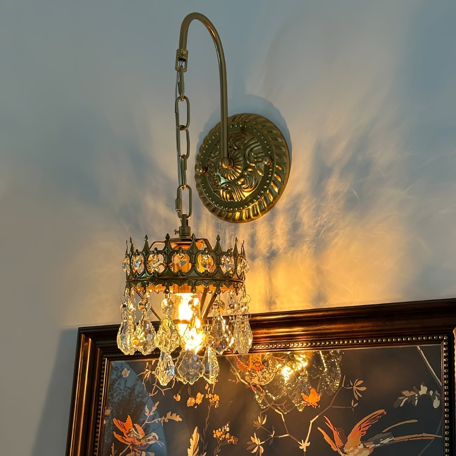 Crystal Crown Sconce - Blowlighting