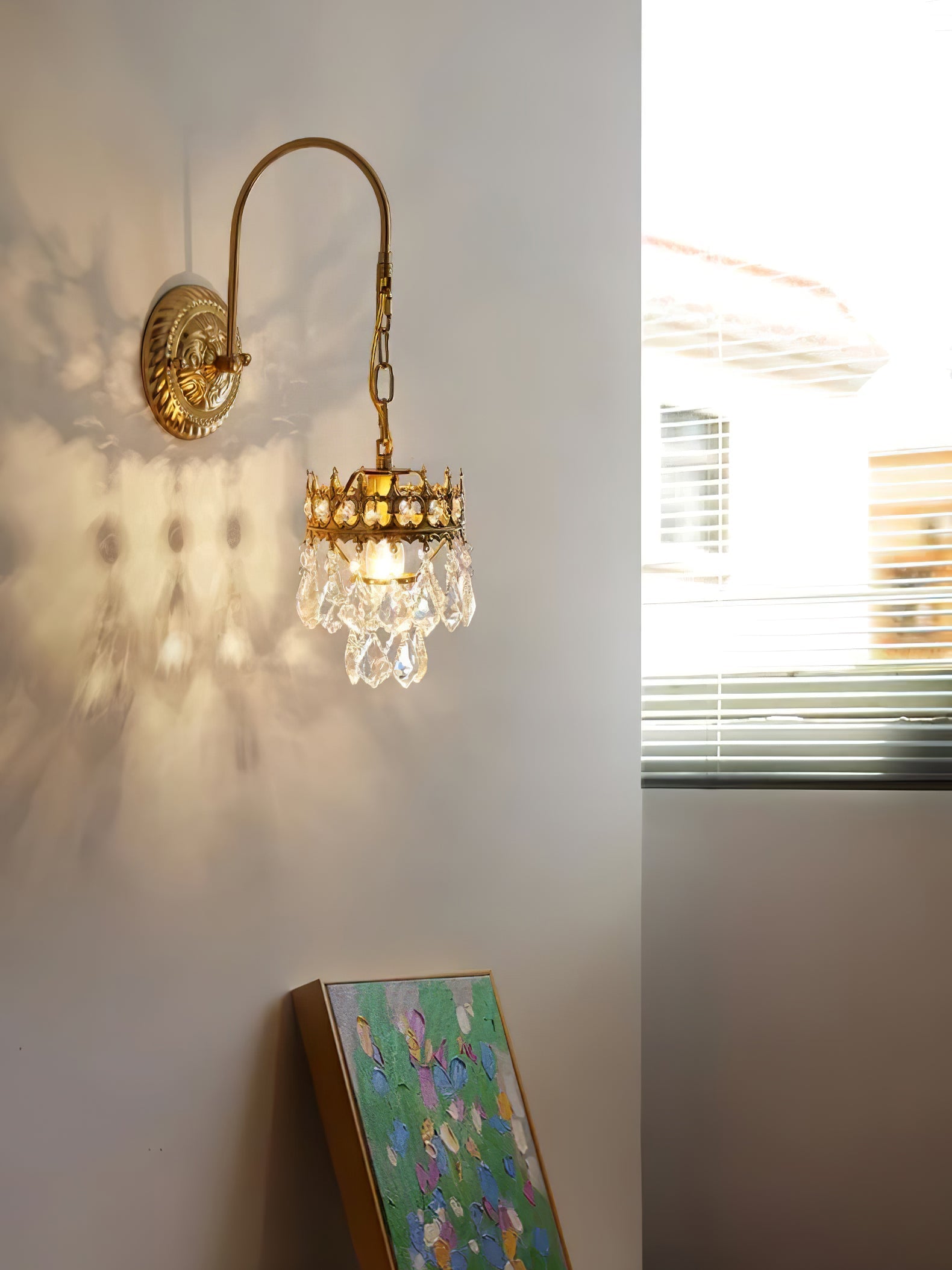 Crystal Crown Sconce - Blowlighting