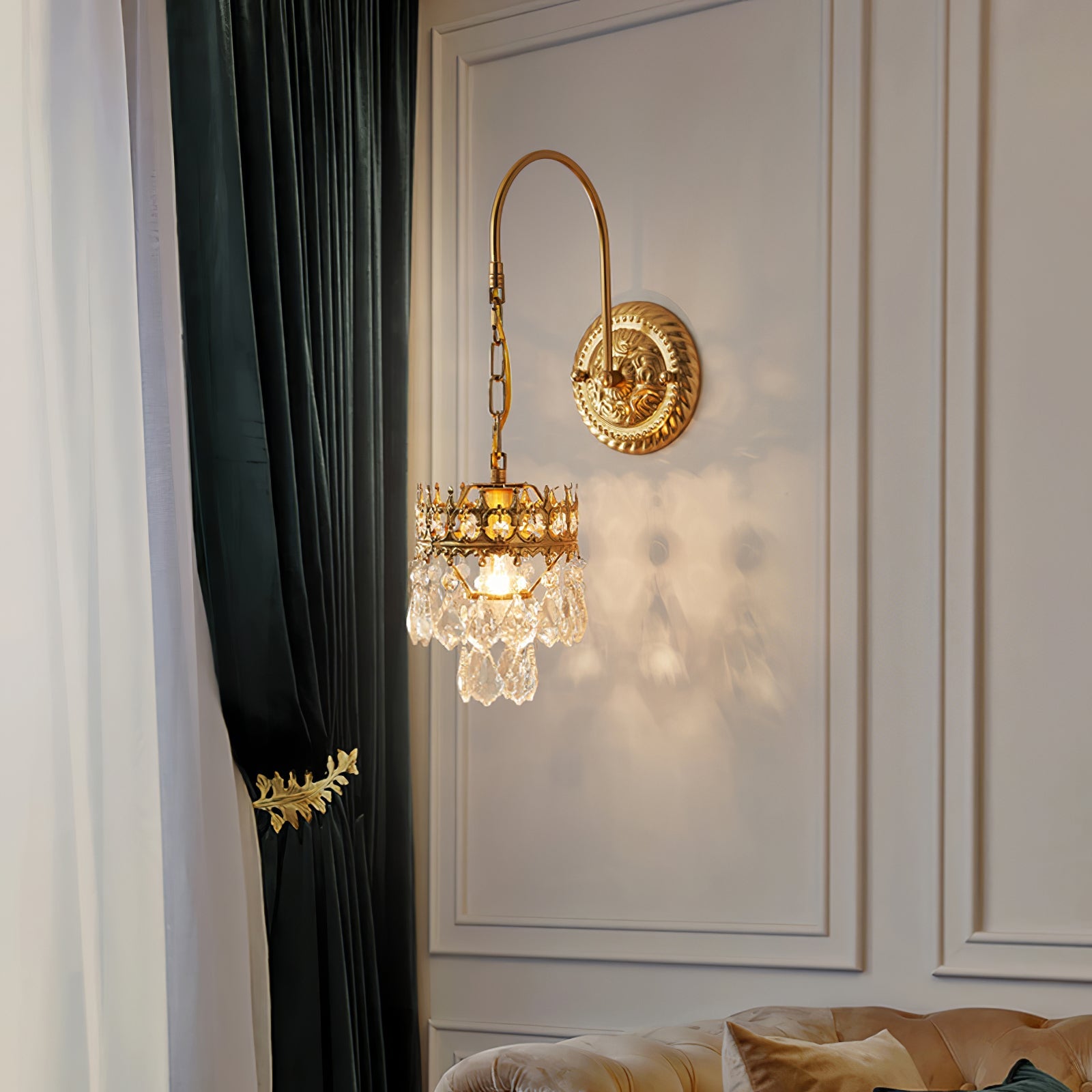 Crystal Crown Sconce - Blowlighting