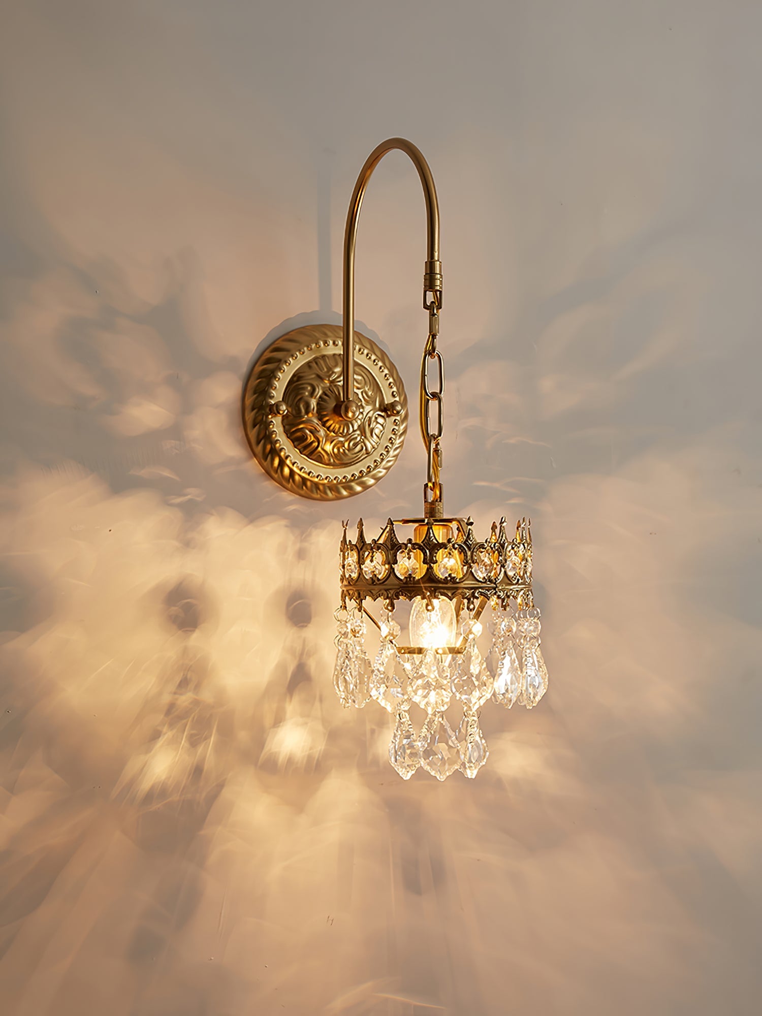 Crystal Crown Sconce - Blowlighting