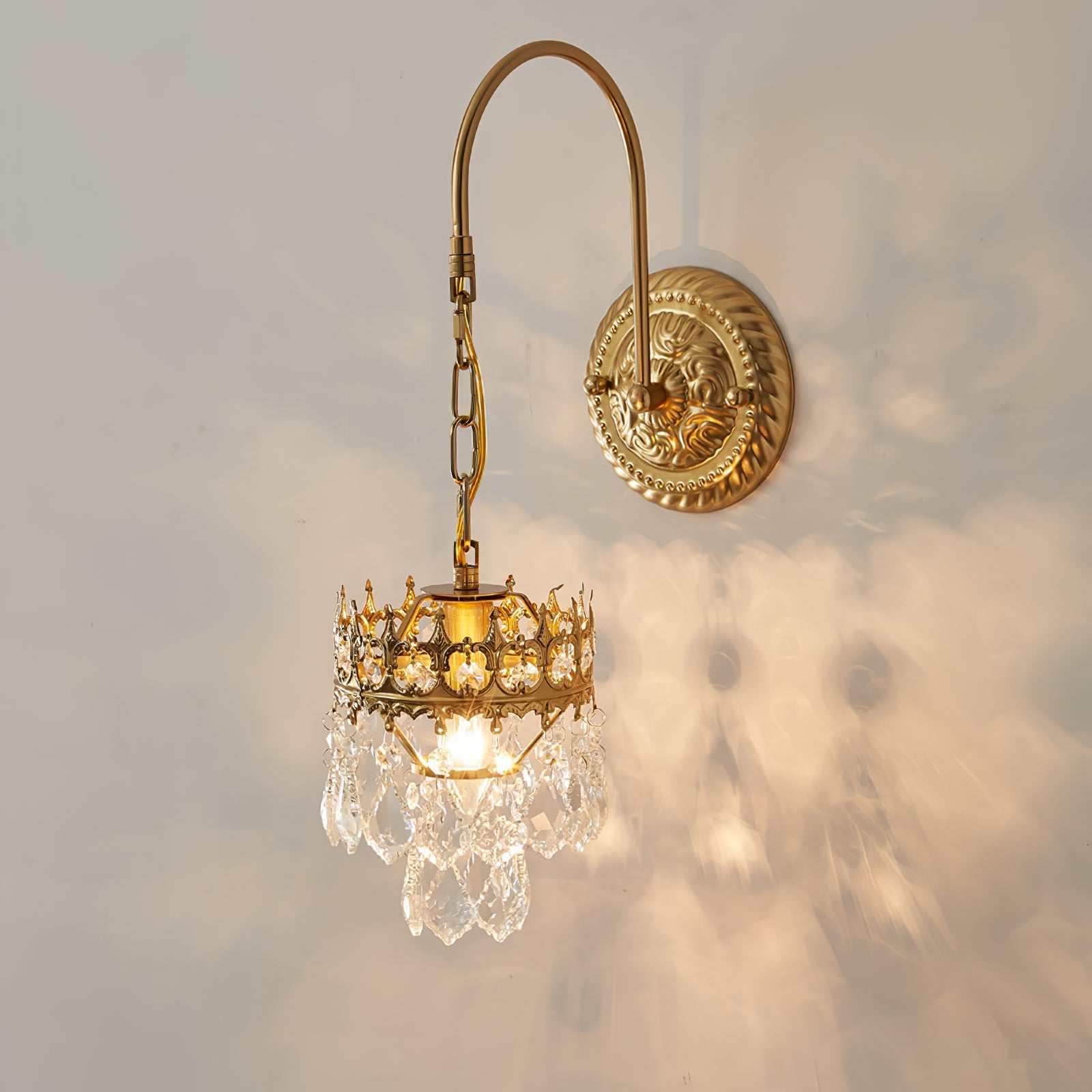 Crystal Crown Sconce - Blowlighting