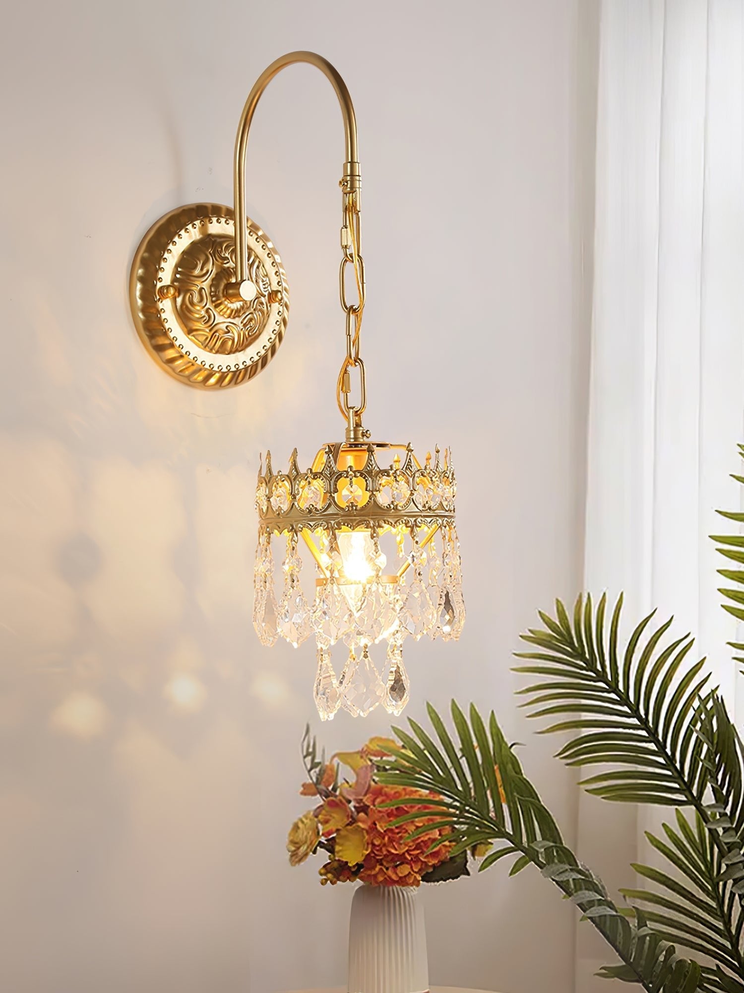 Crystal Crown Sconce - Blowlighting