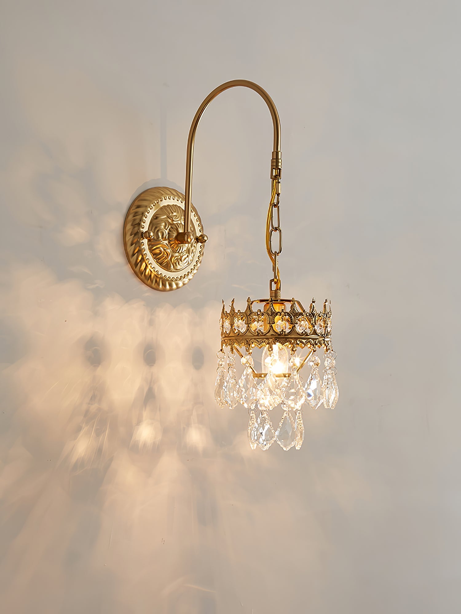 Crystal Crown Sconce - Blowlighting