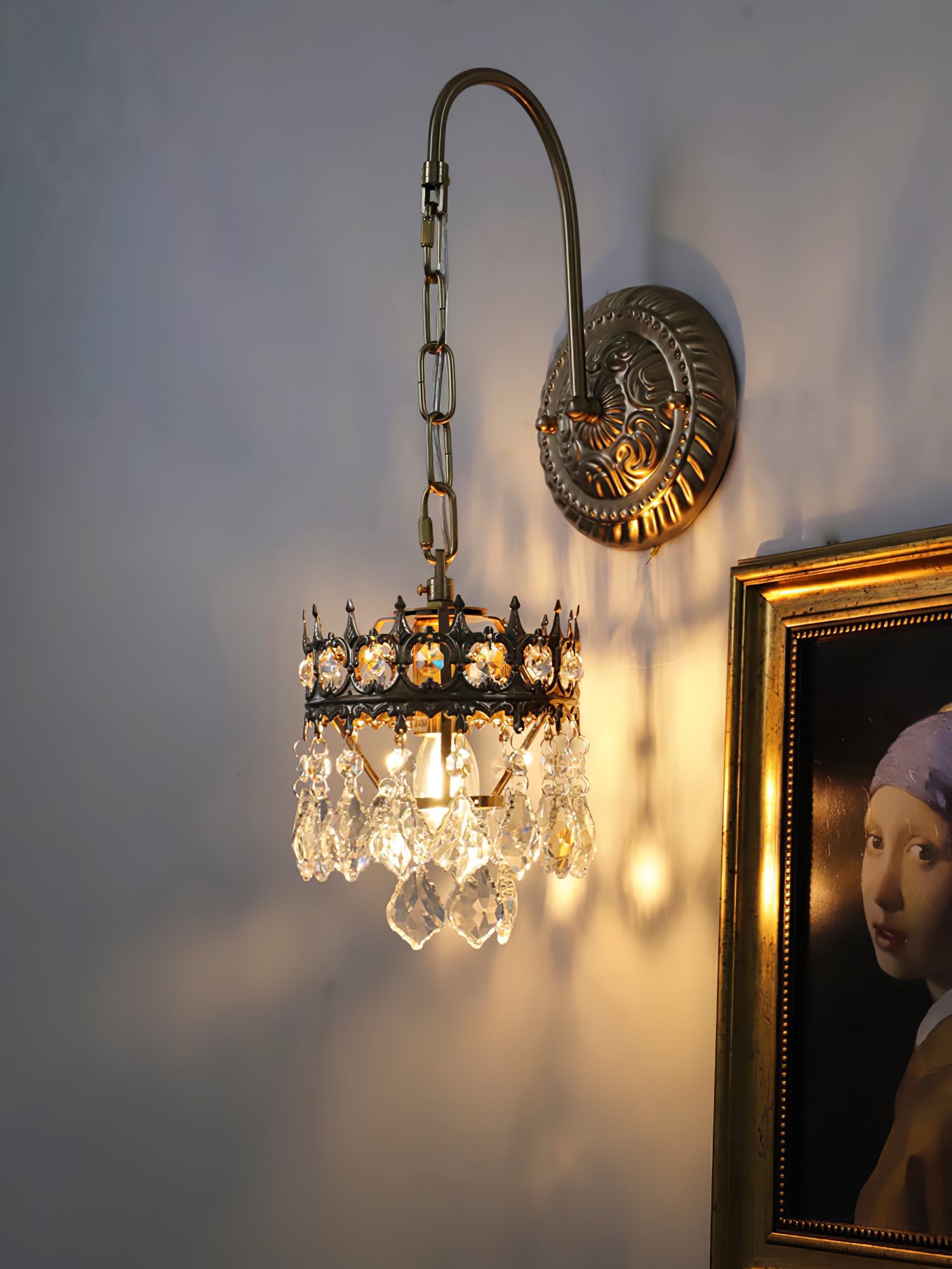 Crystal Crown Sconce - Blowlighting