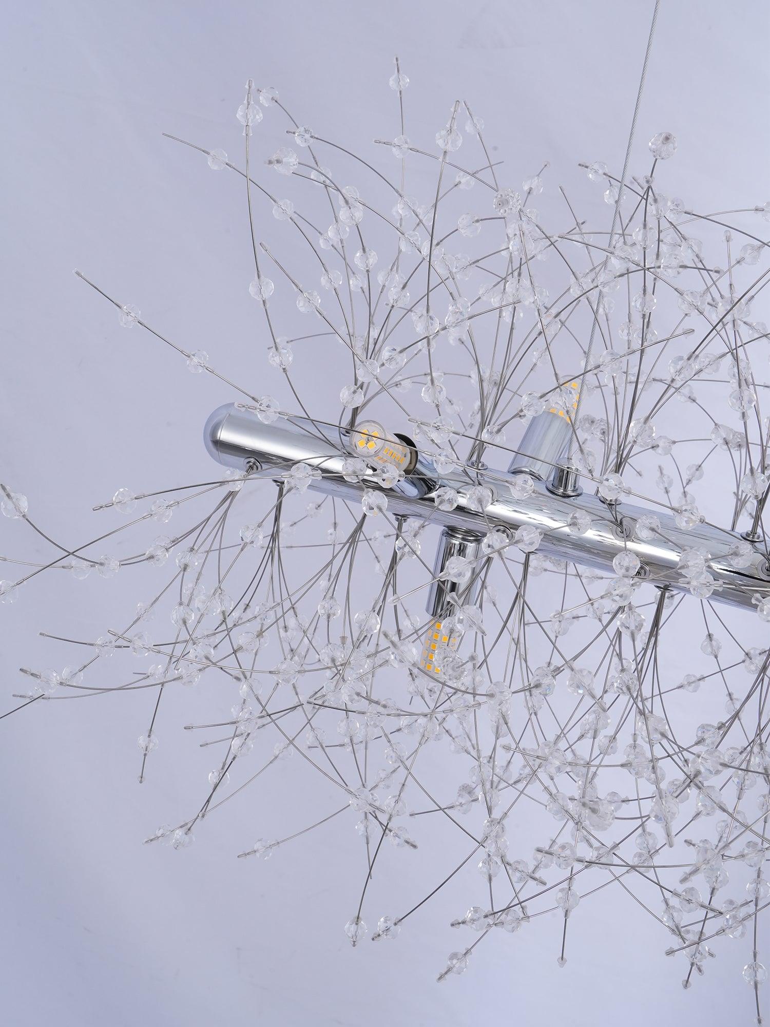 Crystal Dandelion Chandelier - Blowlighting