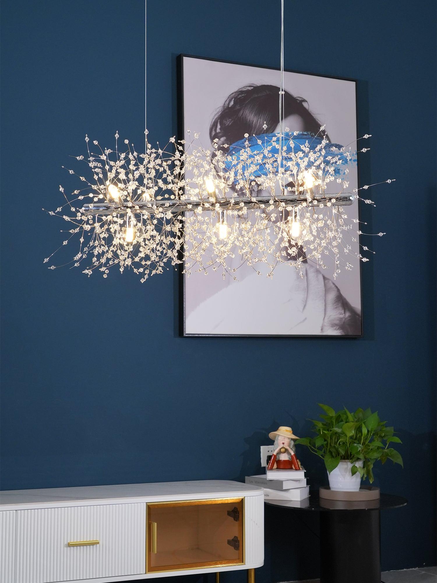 Crystal Dandelion Chandelier - Blowlighting