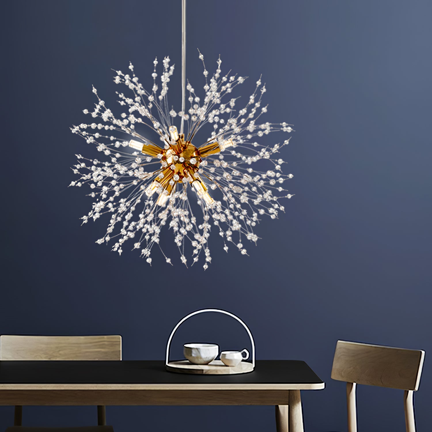 Crystal Dandelion Chandelier - Blowlighting