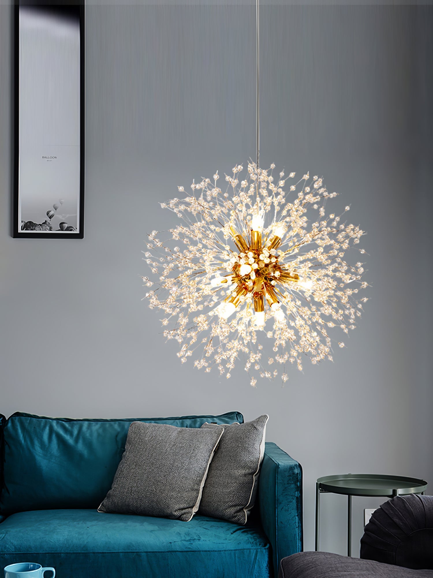 Crystal Dandelion Chandelier - Blowlighting