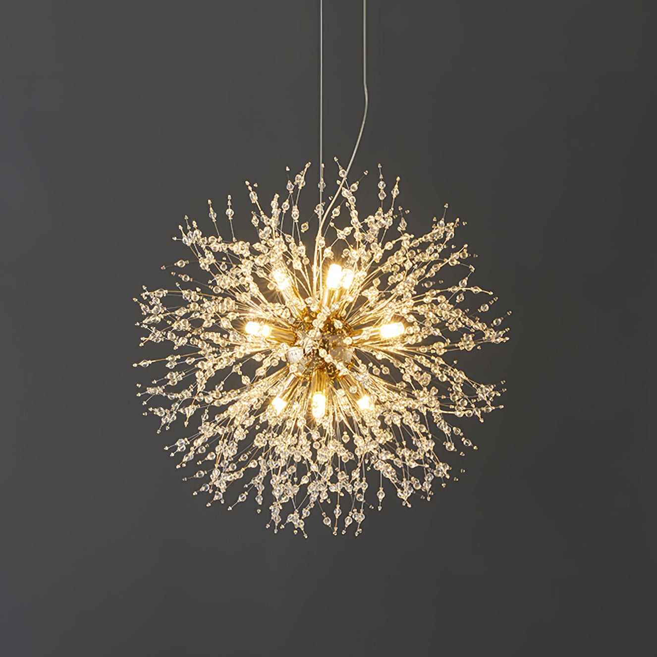 Crystal Dandelion Chandelier - Blowlighting