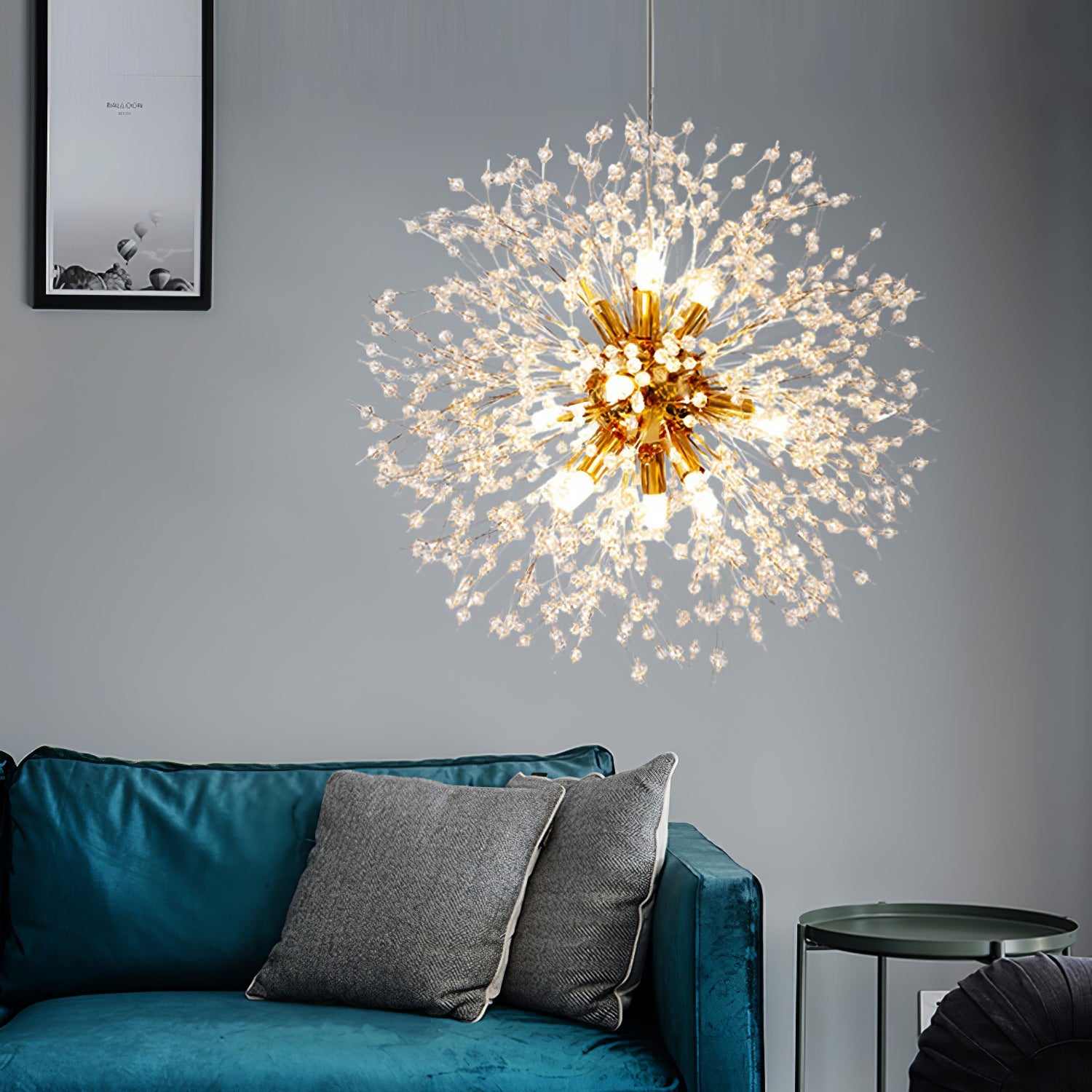 Crystal Dandelion Chandelier - Blowlighting