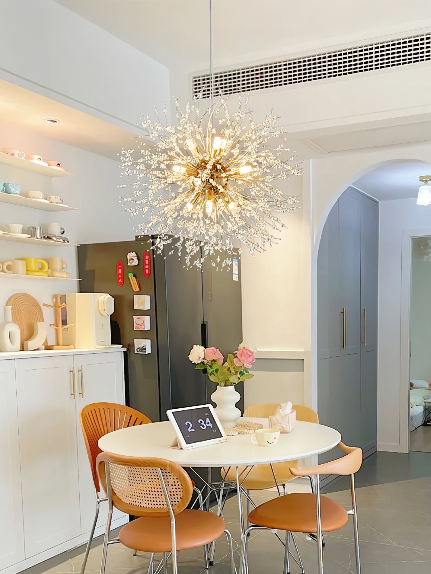 Crystal Dandelion Chandelier - Blowlighting