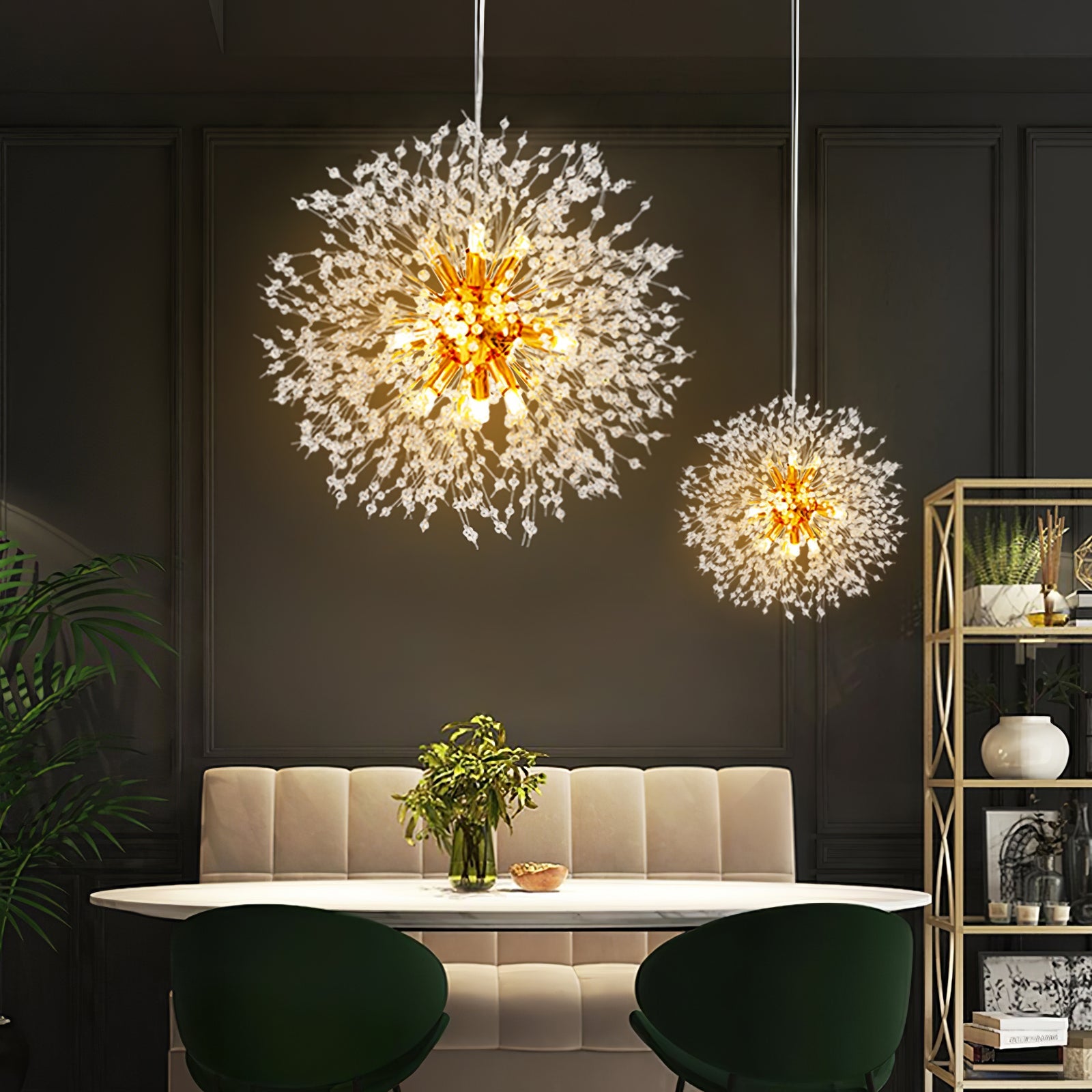Crystal Dandelion Chandelier - Blowlighting