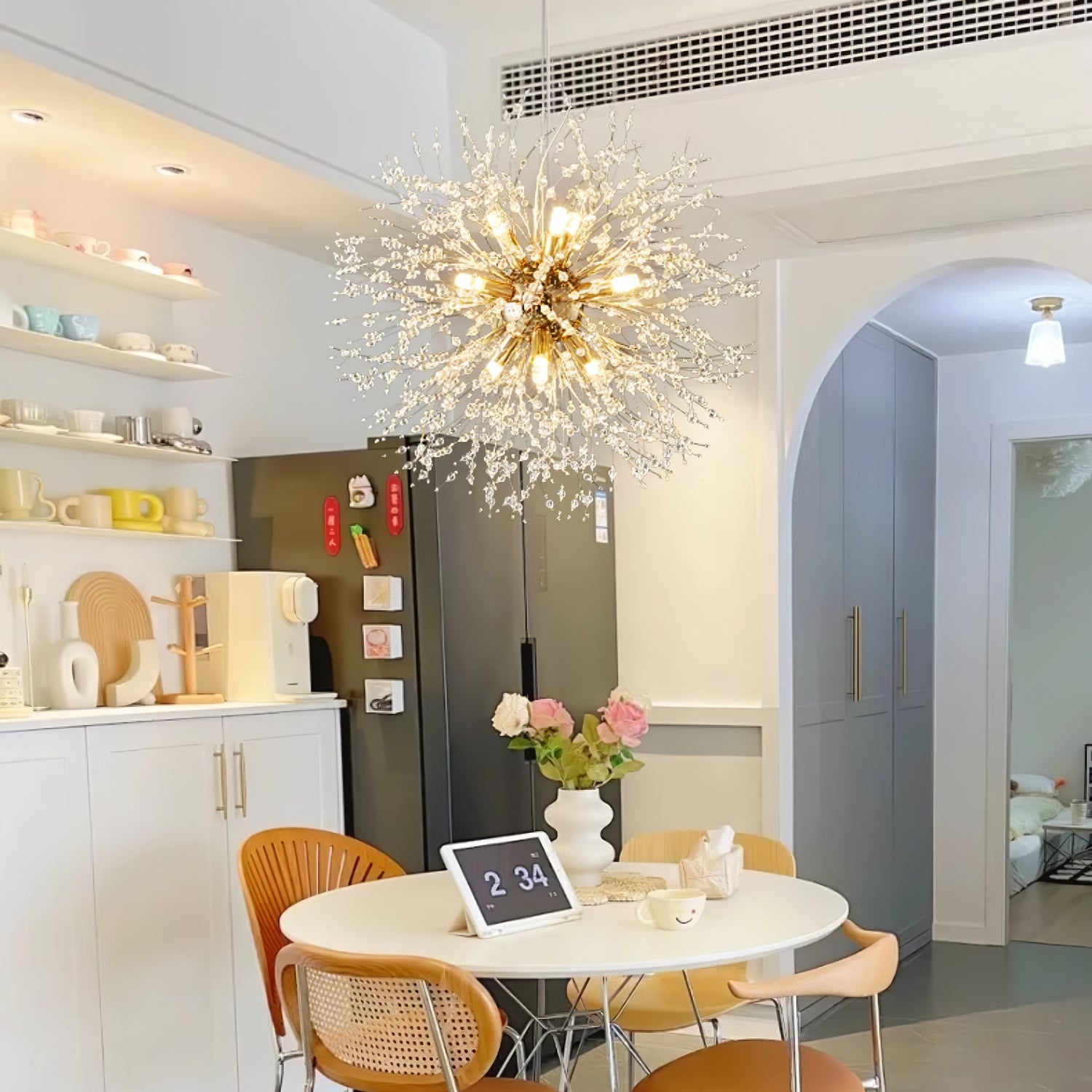 Crystal Dandelion Chandelier - Blowlighting