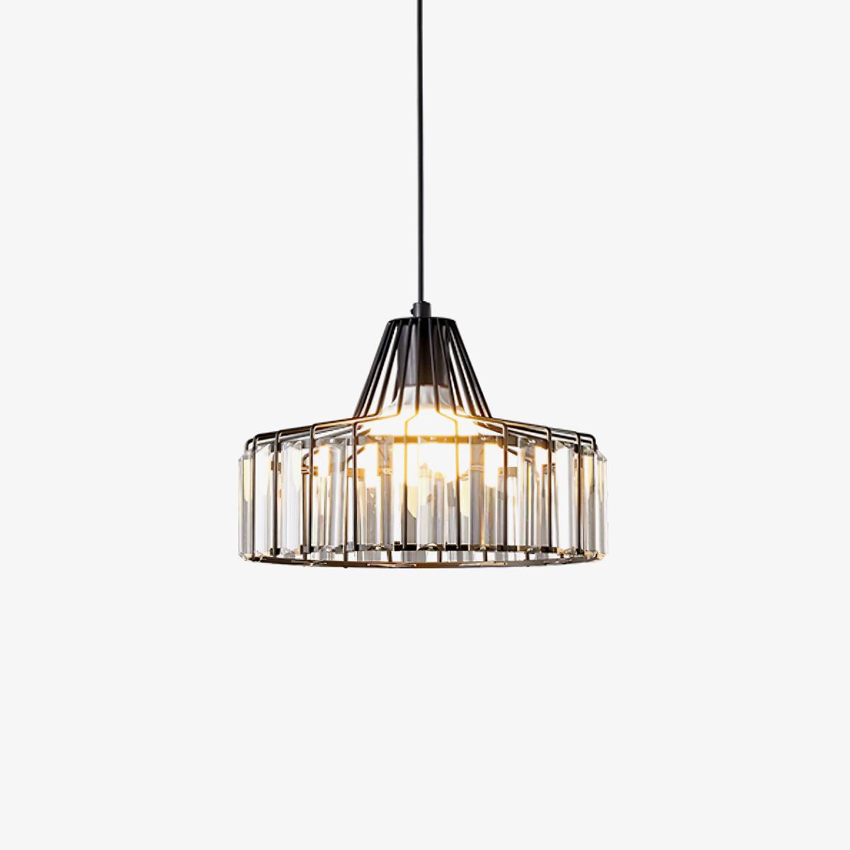 Crystal Drum Pendant Lamp - Blowlighting