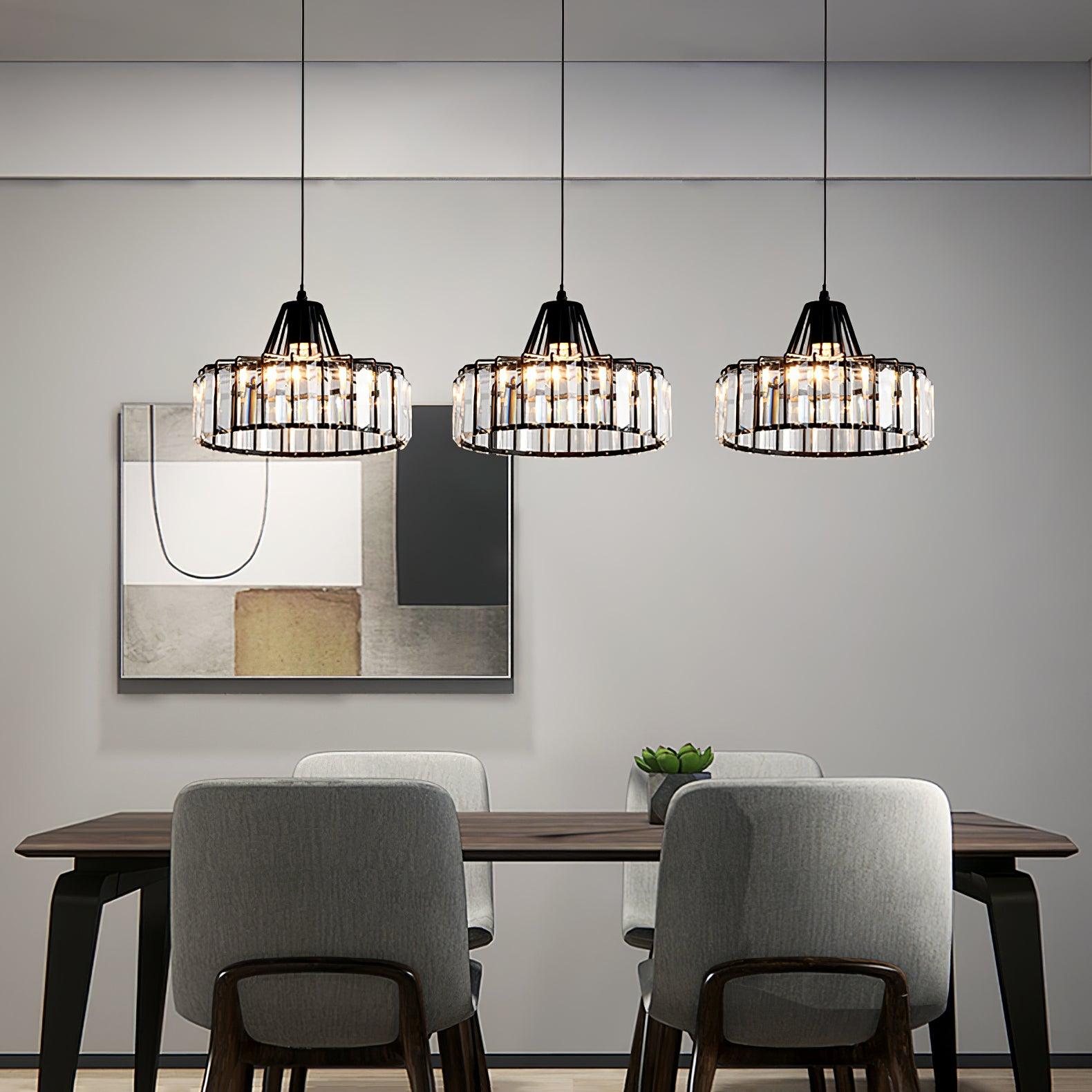 Crystal Drum Pendant Lamp - Blowlighting