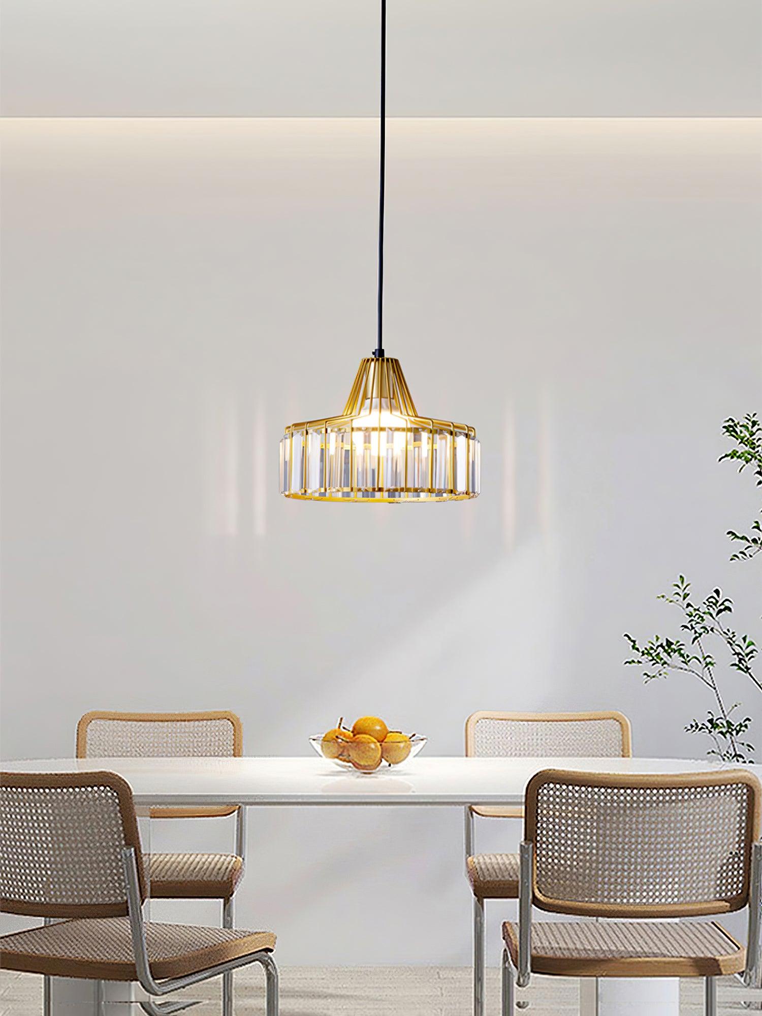 Crystal Drum Pendant Lamp - Blowlighting