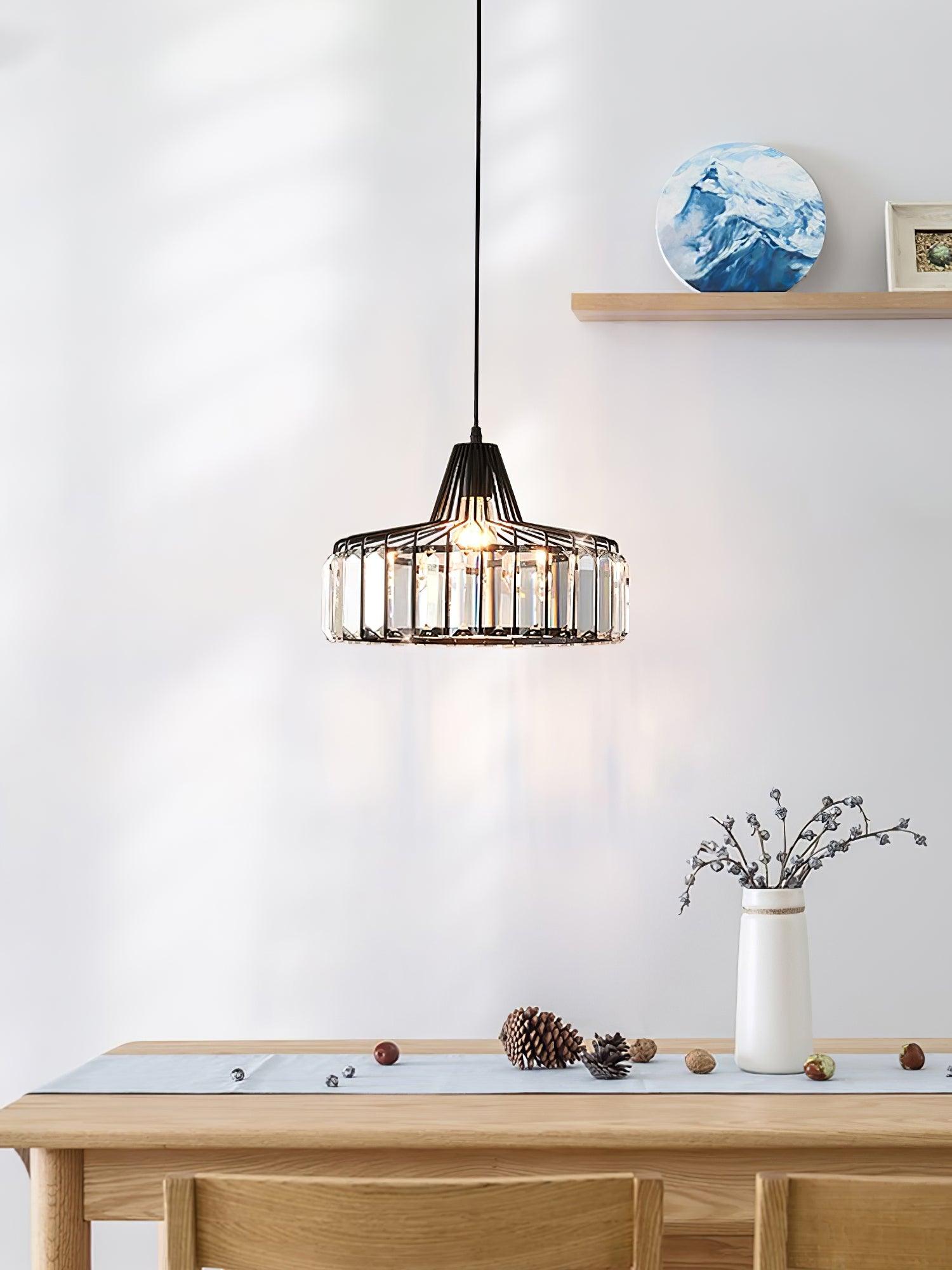 Crystal Drum Pendant Lamp - Blowlighting