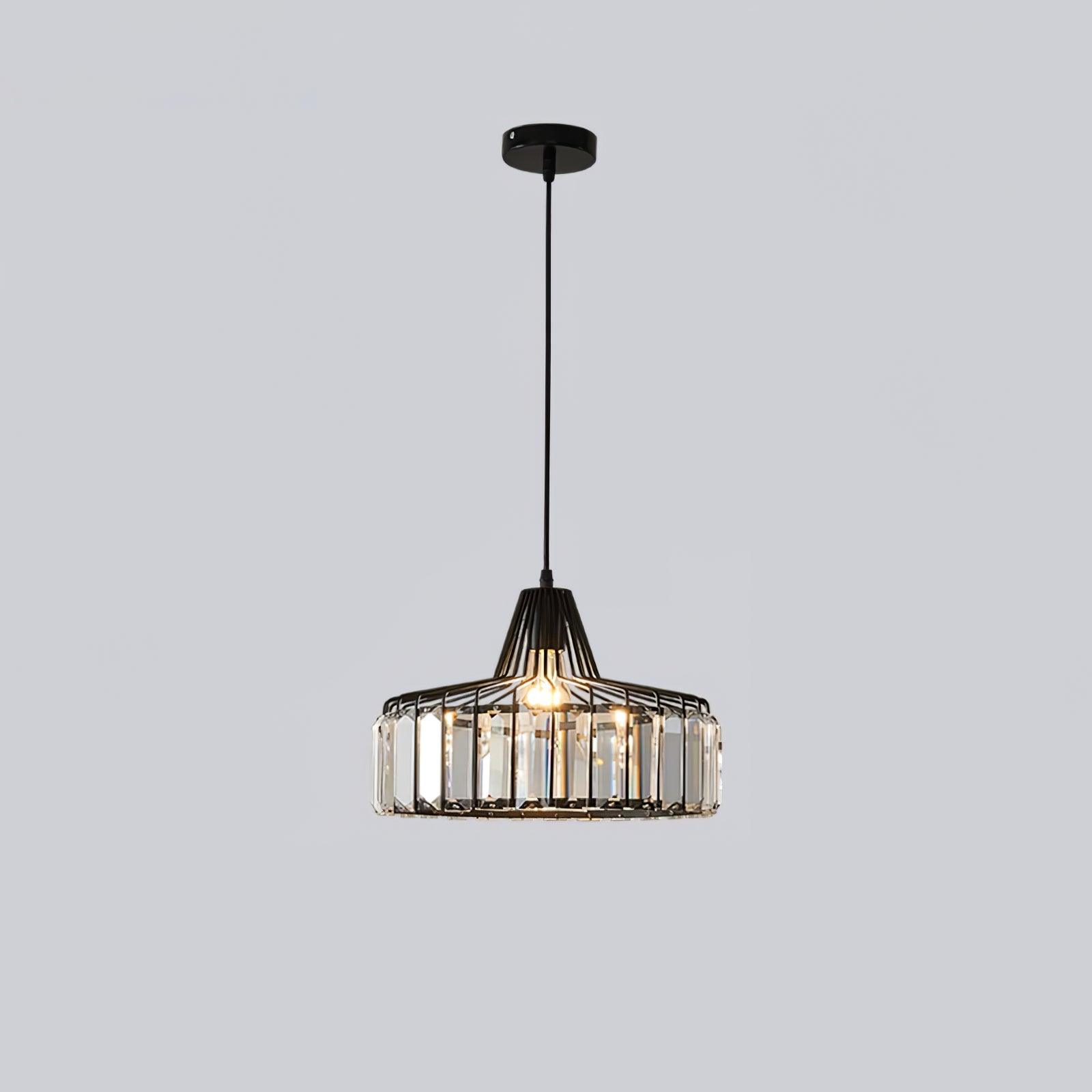 Crystal Drum Pendant Lamp - Blowlighting