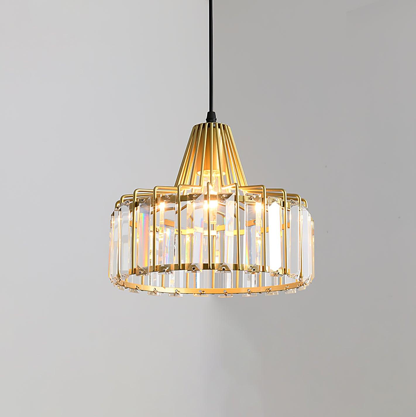 Crystal Drum Pendant Lamp - Blowlighting