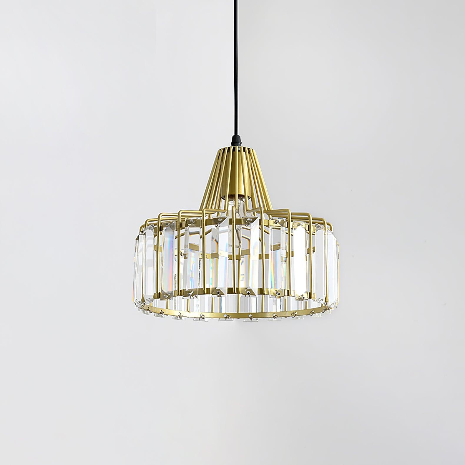 Crystal Drum Pendant Lamp - Blowlighting