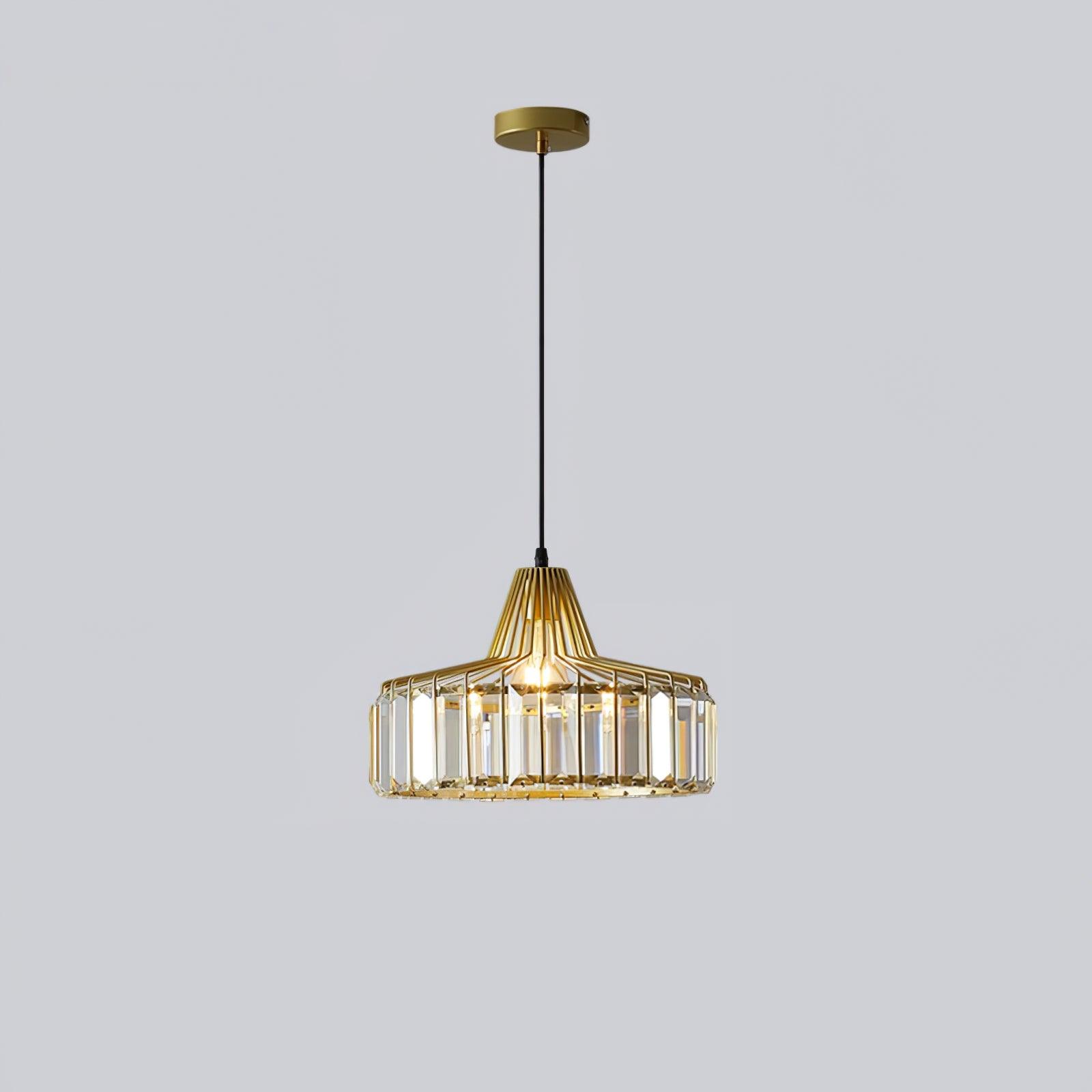 Crystal Drum Pendant Lamp - Blowlighting