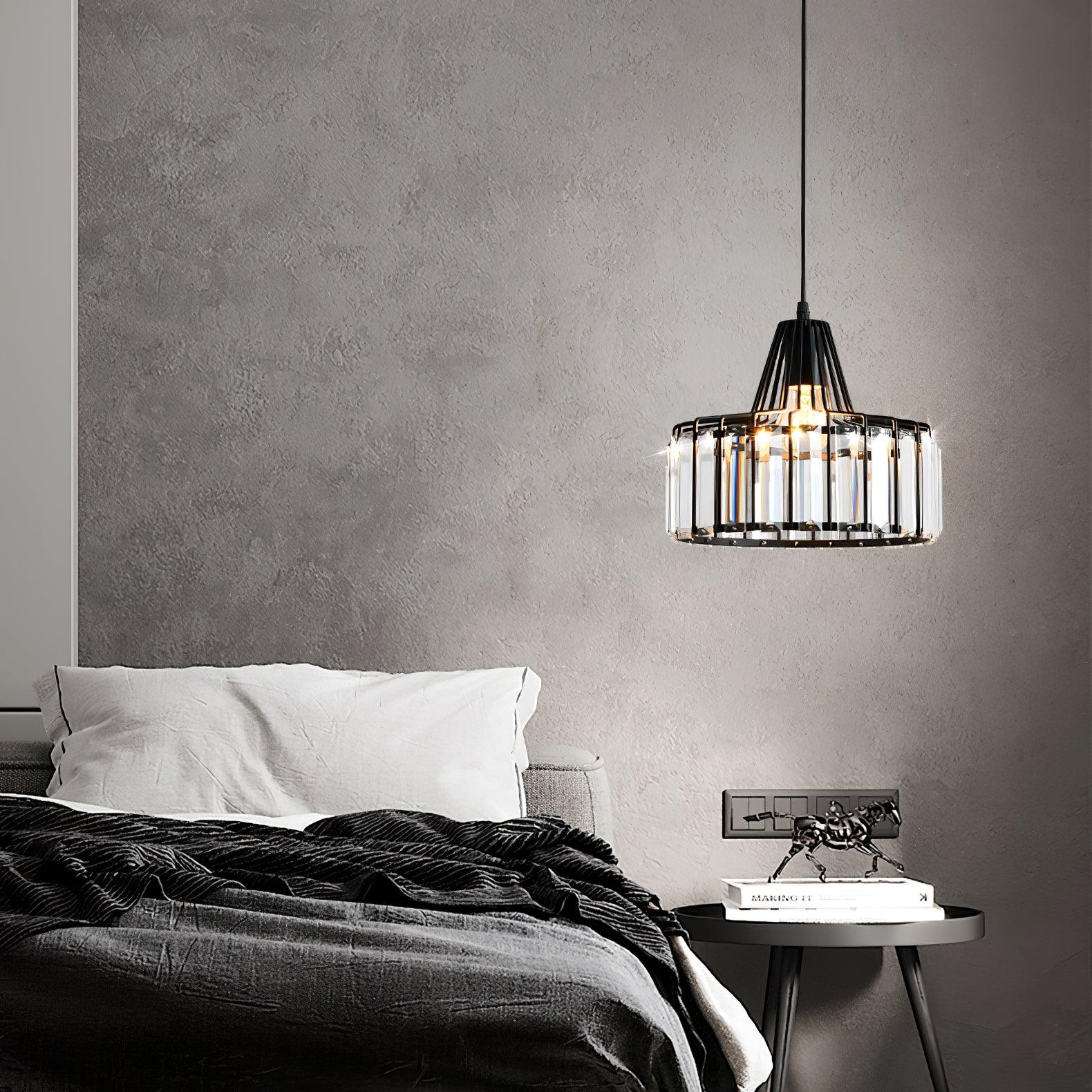 Crystal Drum Pendant Lamp - Blowlighting