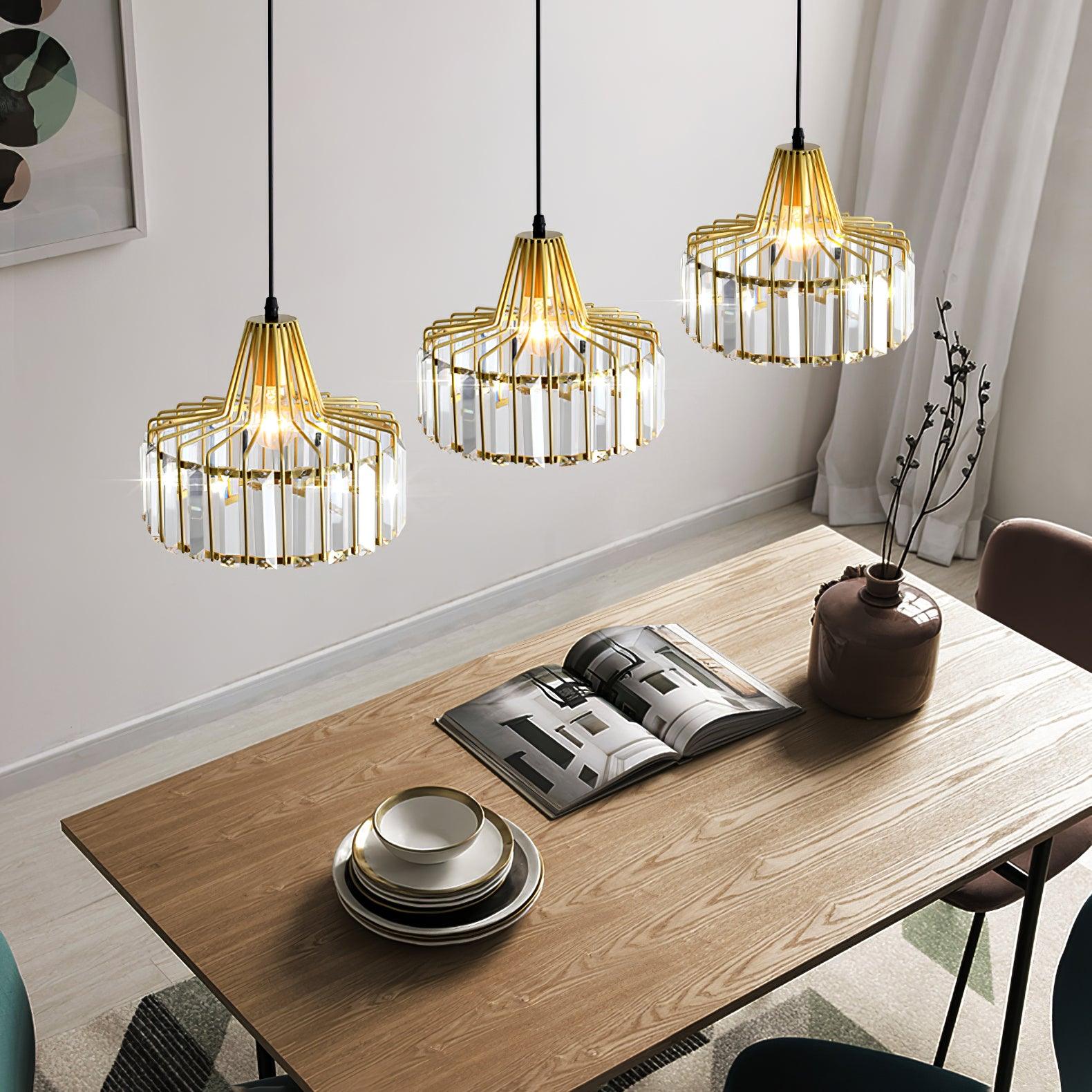 Crystal Drum Pendant Lamp - Blowlighting