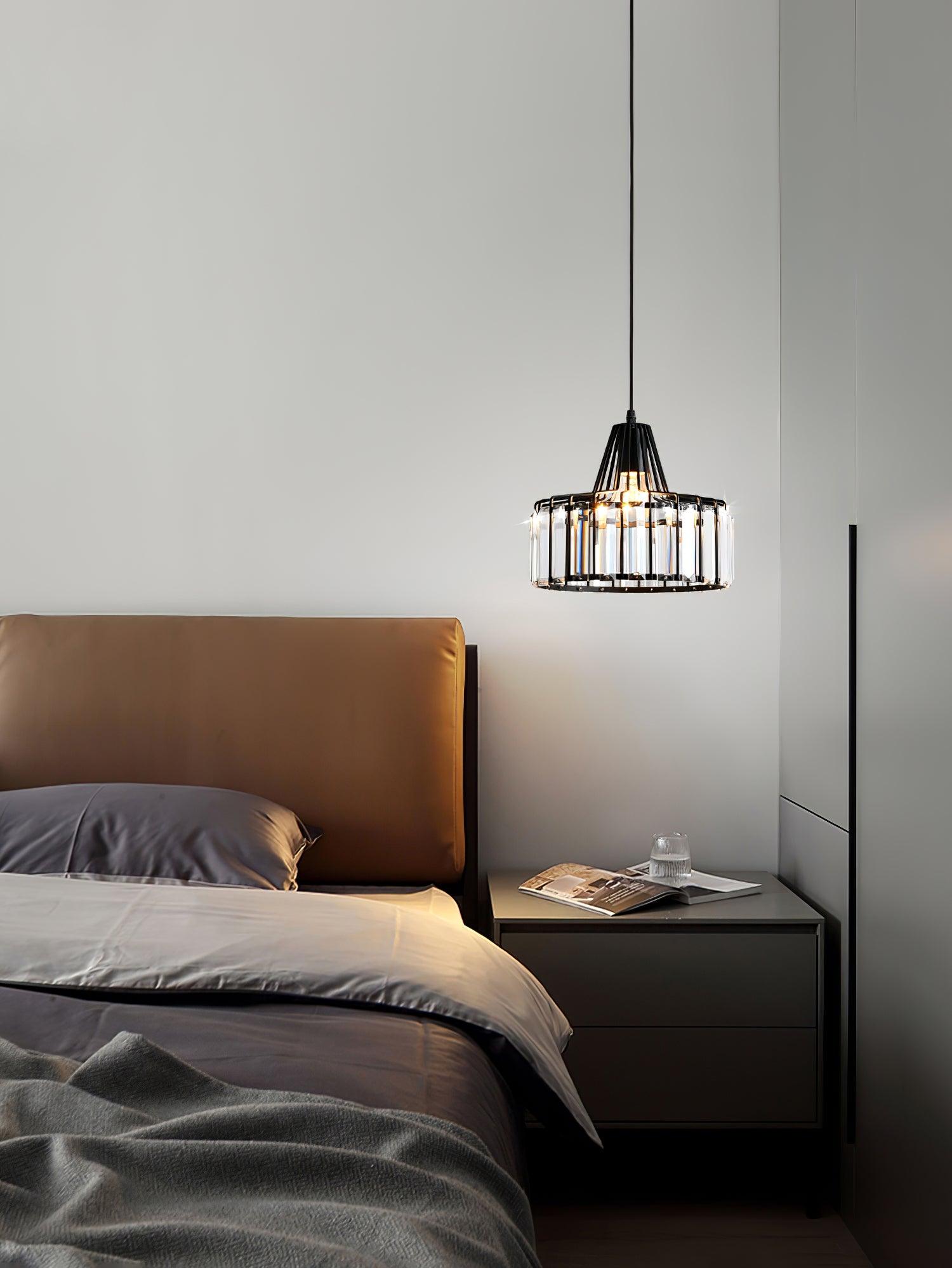 Crystal Drum Pendant Lamp - Blowlighting