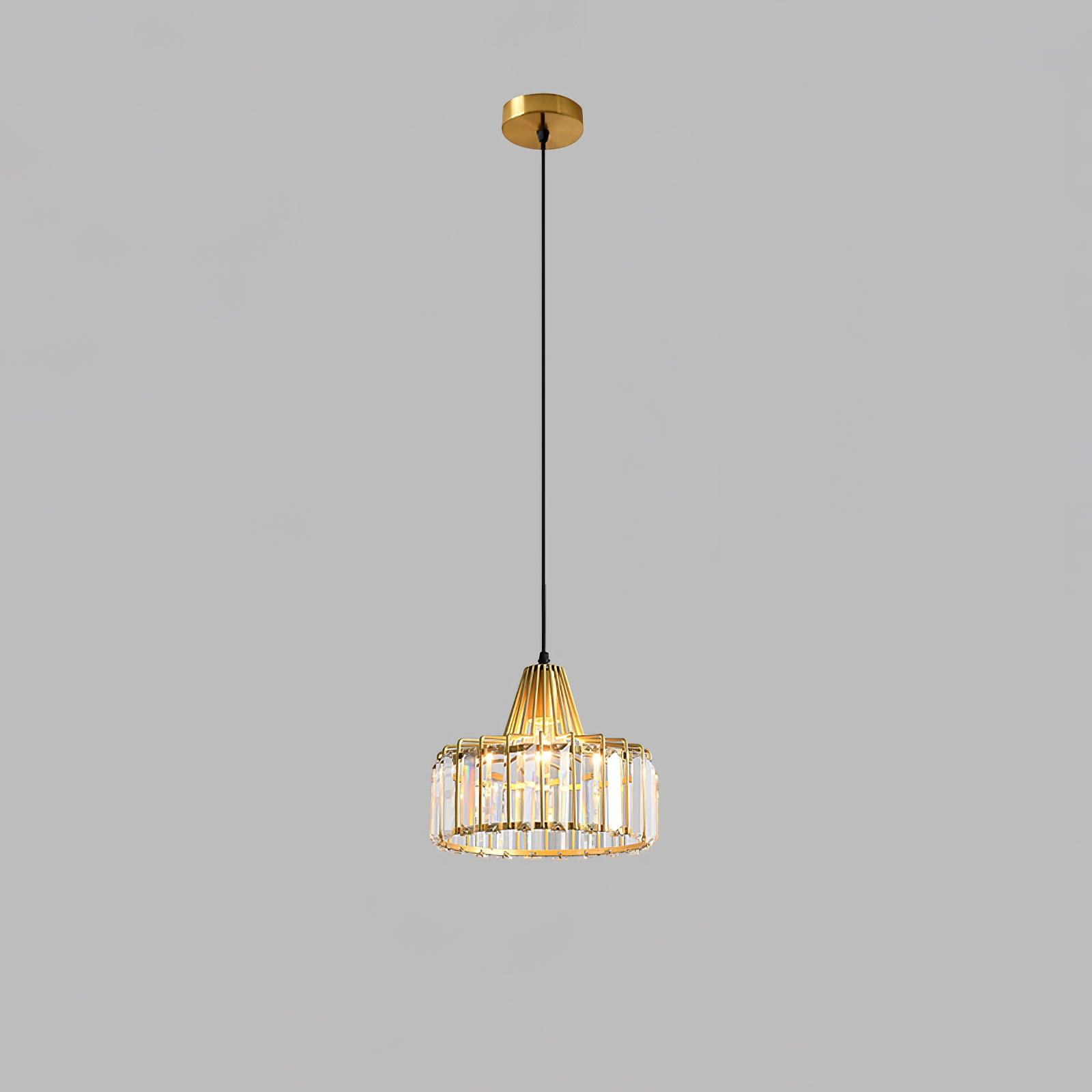 Crystal Drum Pendant Lamp - Blowlighting