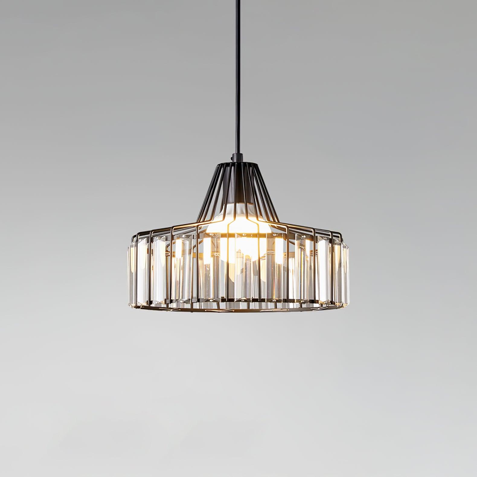 Crystal Drum Pendant Lamp - Blowlighting