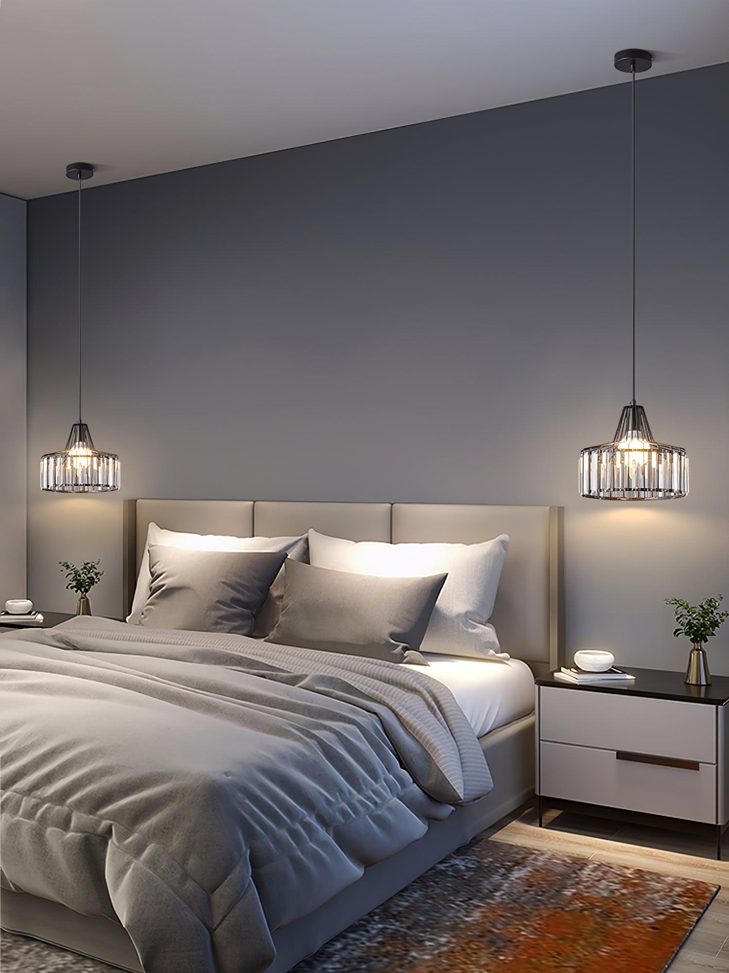Crystal Drum Pendant Lamp - Blowlighting