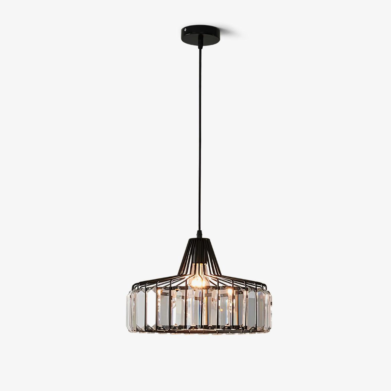 Crystal Drum Pendant Lamp - Blowlighting