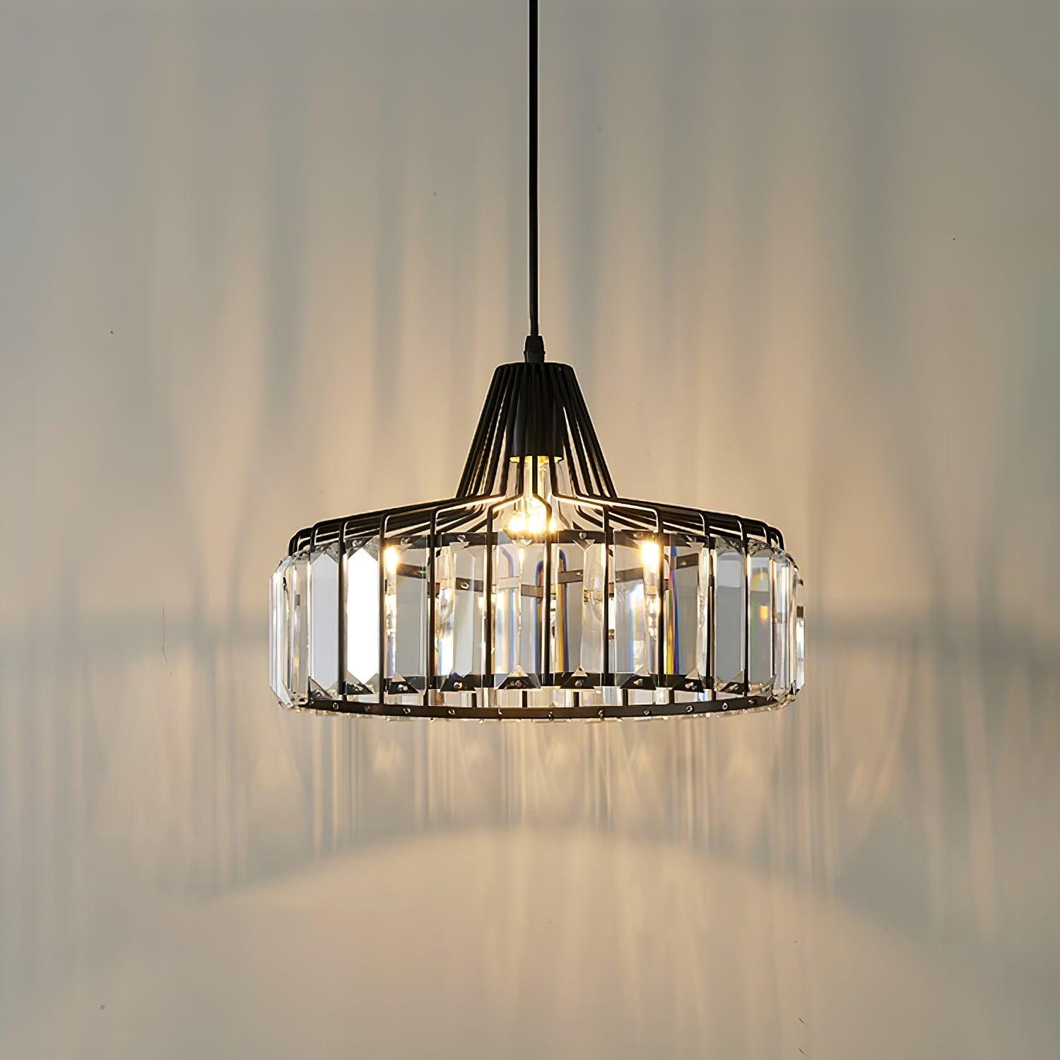 Crystal Drum Pendant Lamp - Blowlighting