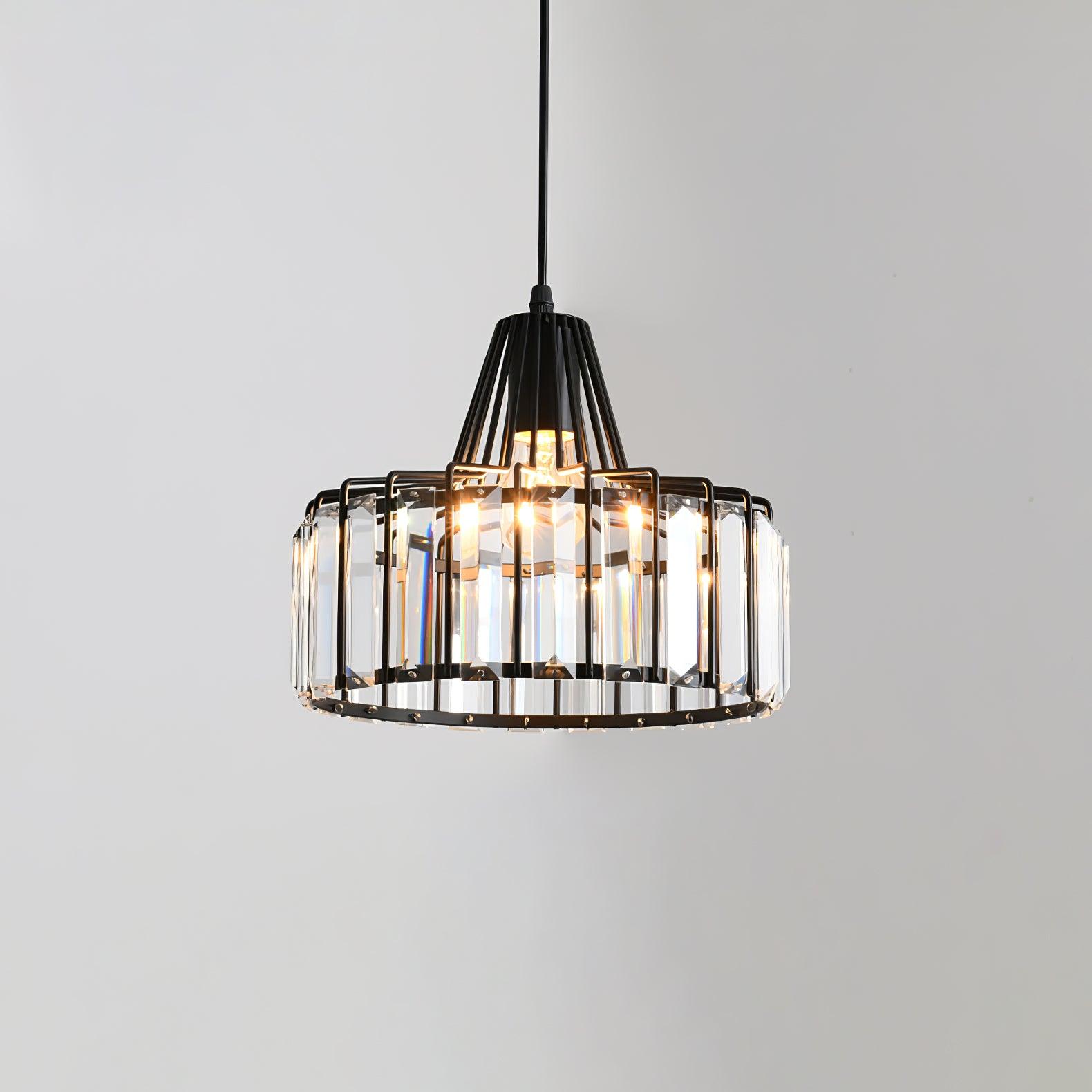 Crystal Drum Pendant Lamp - Blowlighting