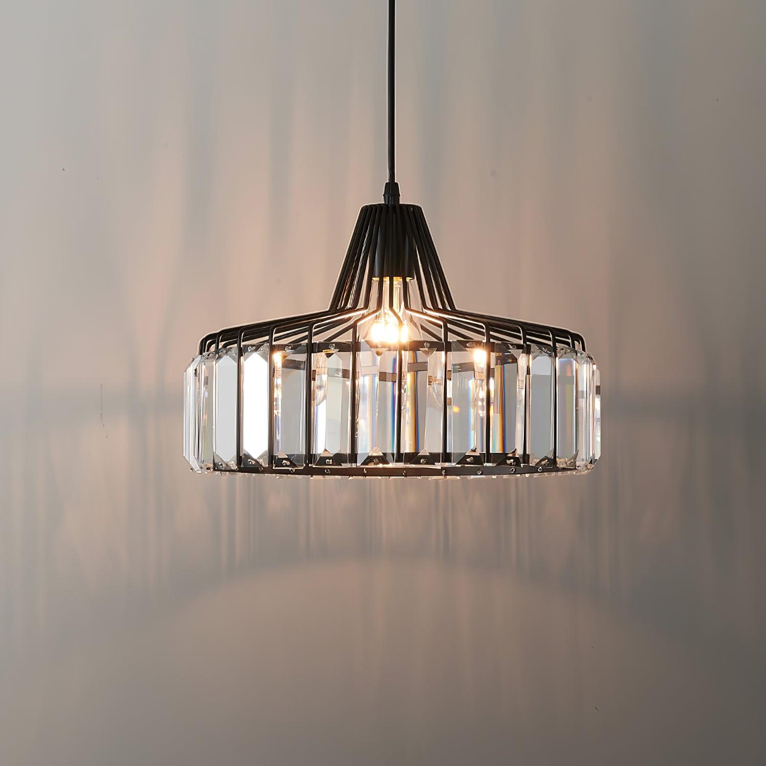 Crystal Drum Pendant Lamp - Blowlighting