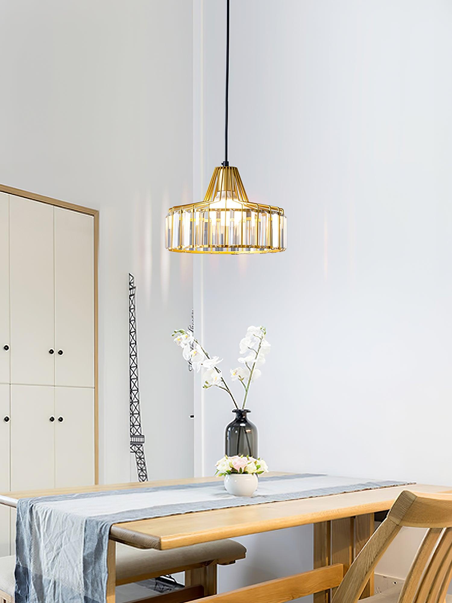 Crystal Drum Pendant Lamp - Blowlighting