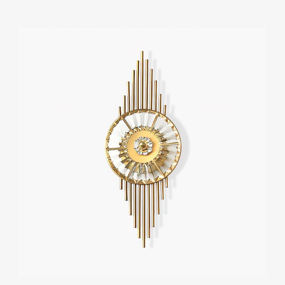 Crystal Gear Gold Wall Light - Blowlighting