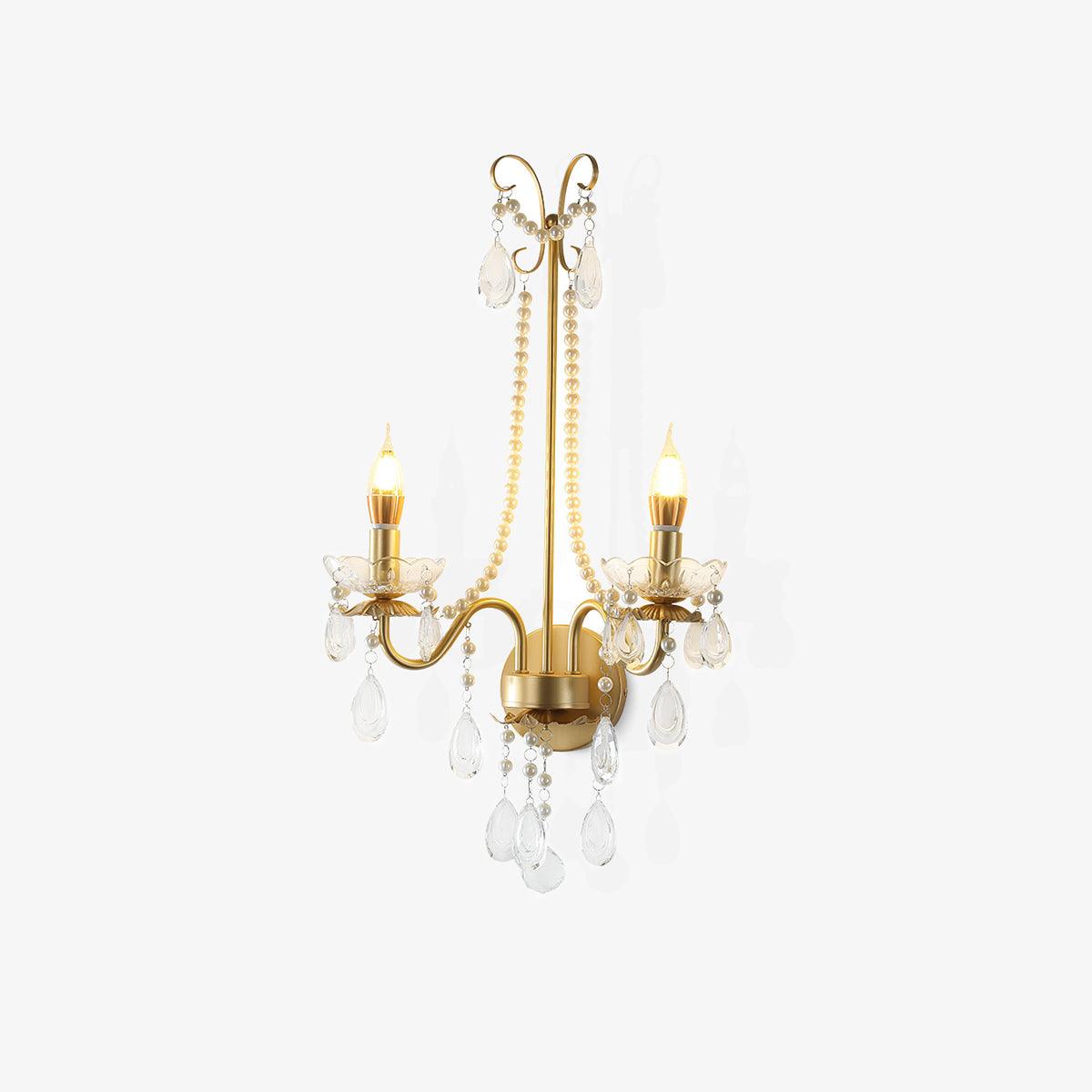 Crystal Pearl Chain Wall Lamp - Blowlighting