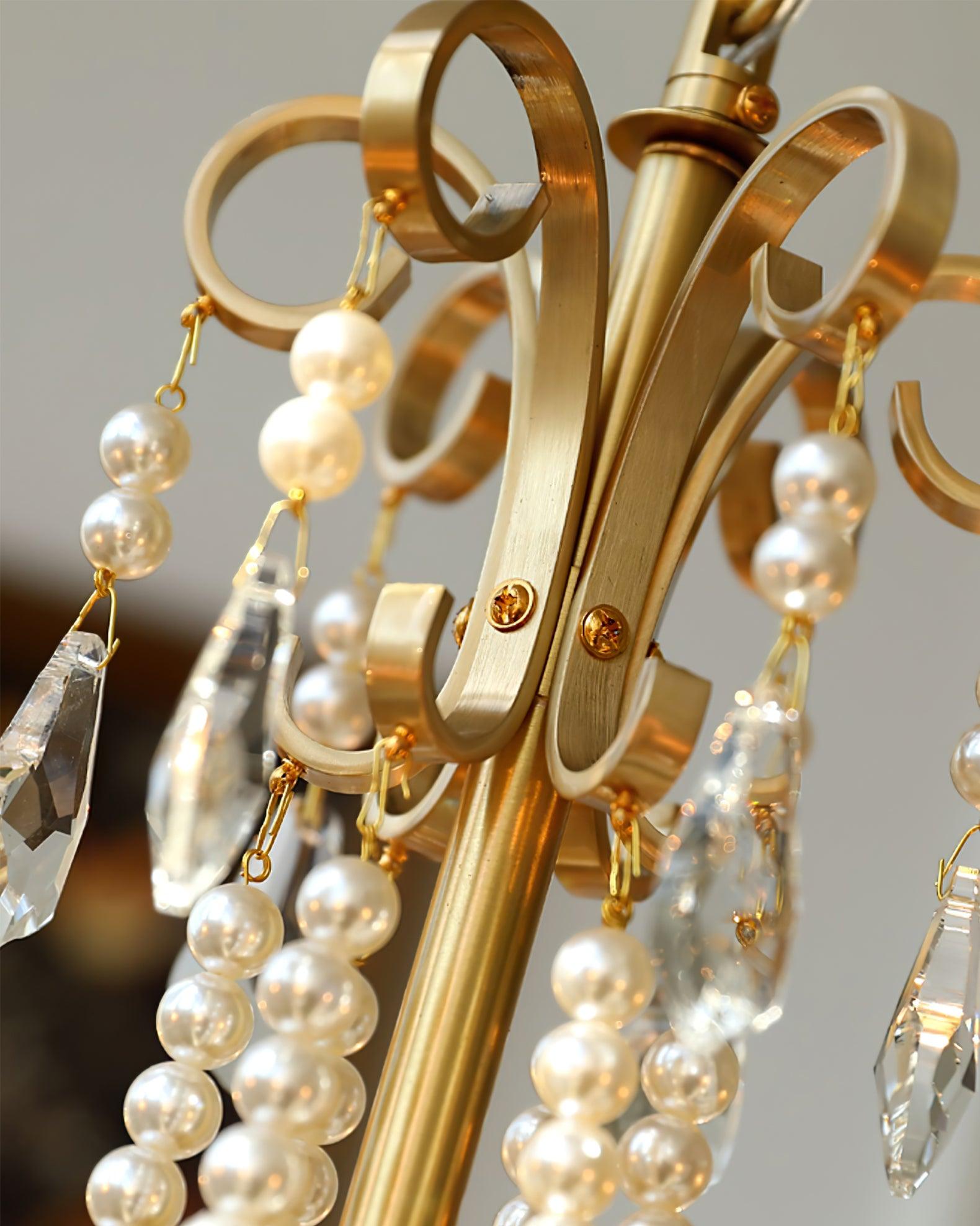 Crystal Pearl Chandelier - Blowlighting